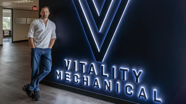 Credit: Vitality Mechanical CEO Robby Hogle. Photo courtesy of Vitality Mechanical.