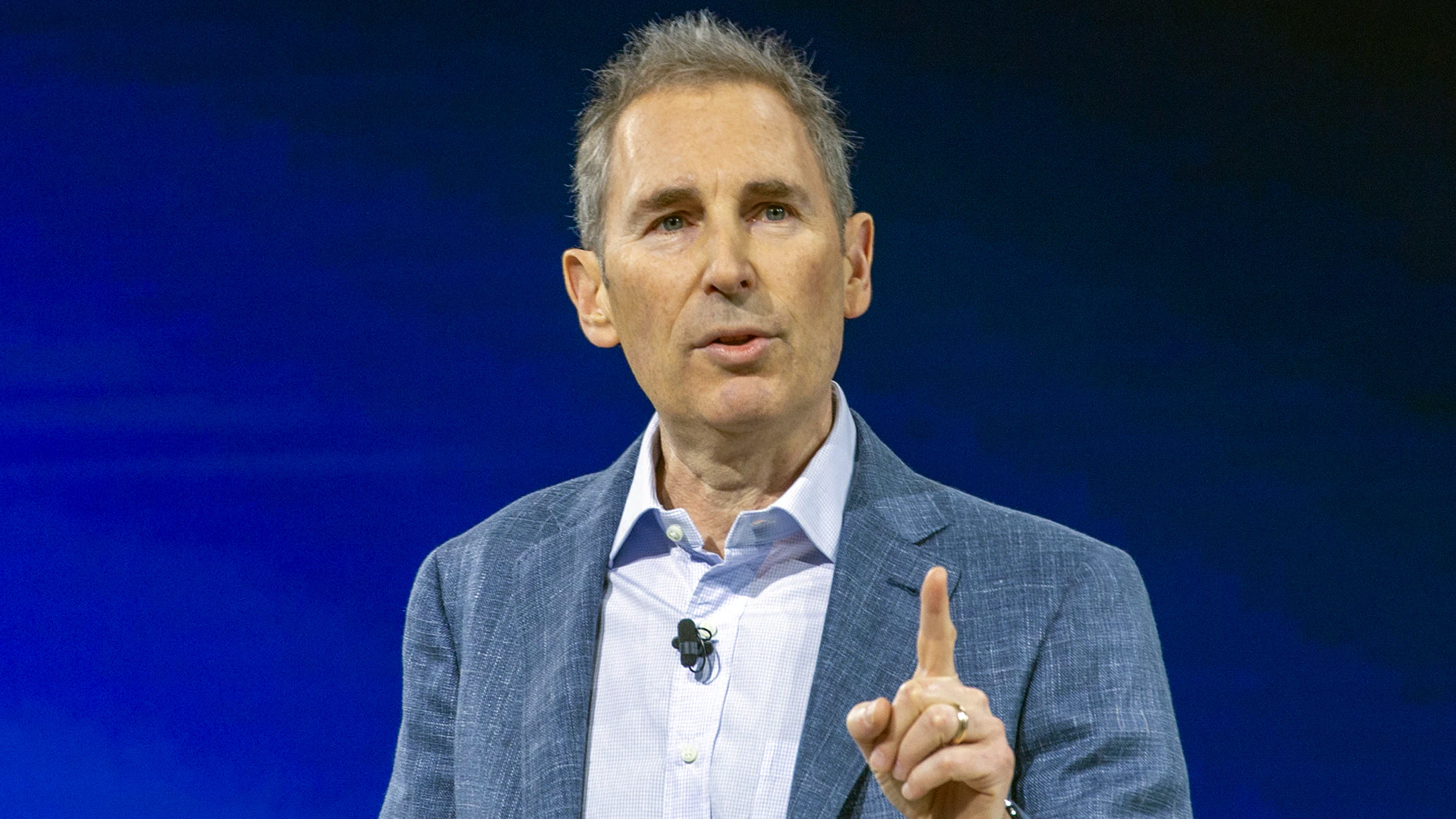 Andy Jassy, CEO of Amazon. Photo by Andrej Sokolow/Getty Images