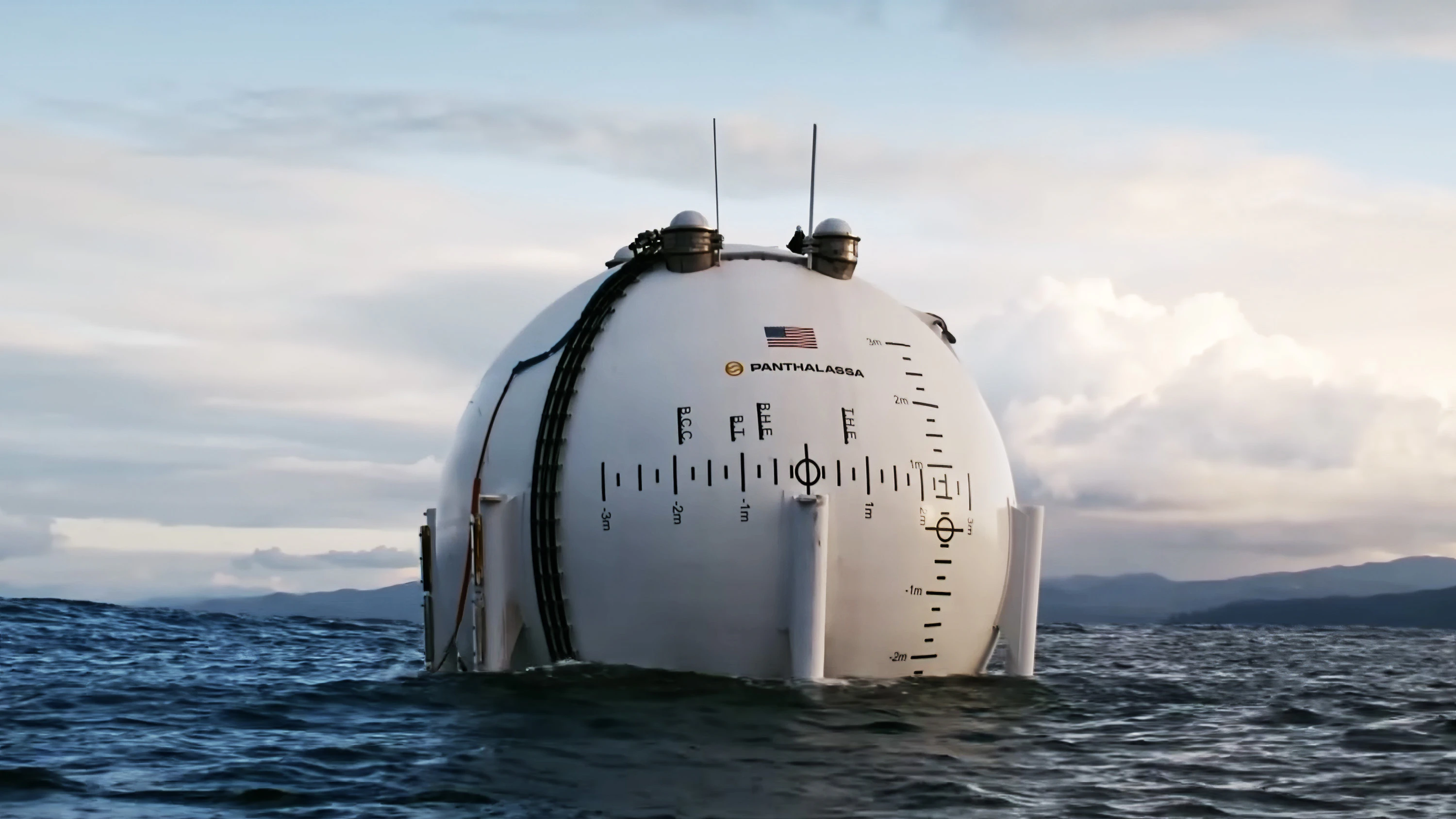 Panthalassa Ocean-2, a prototype data center node off the coast of Washington state. YouTube.