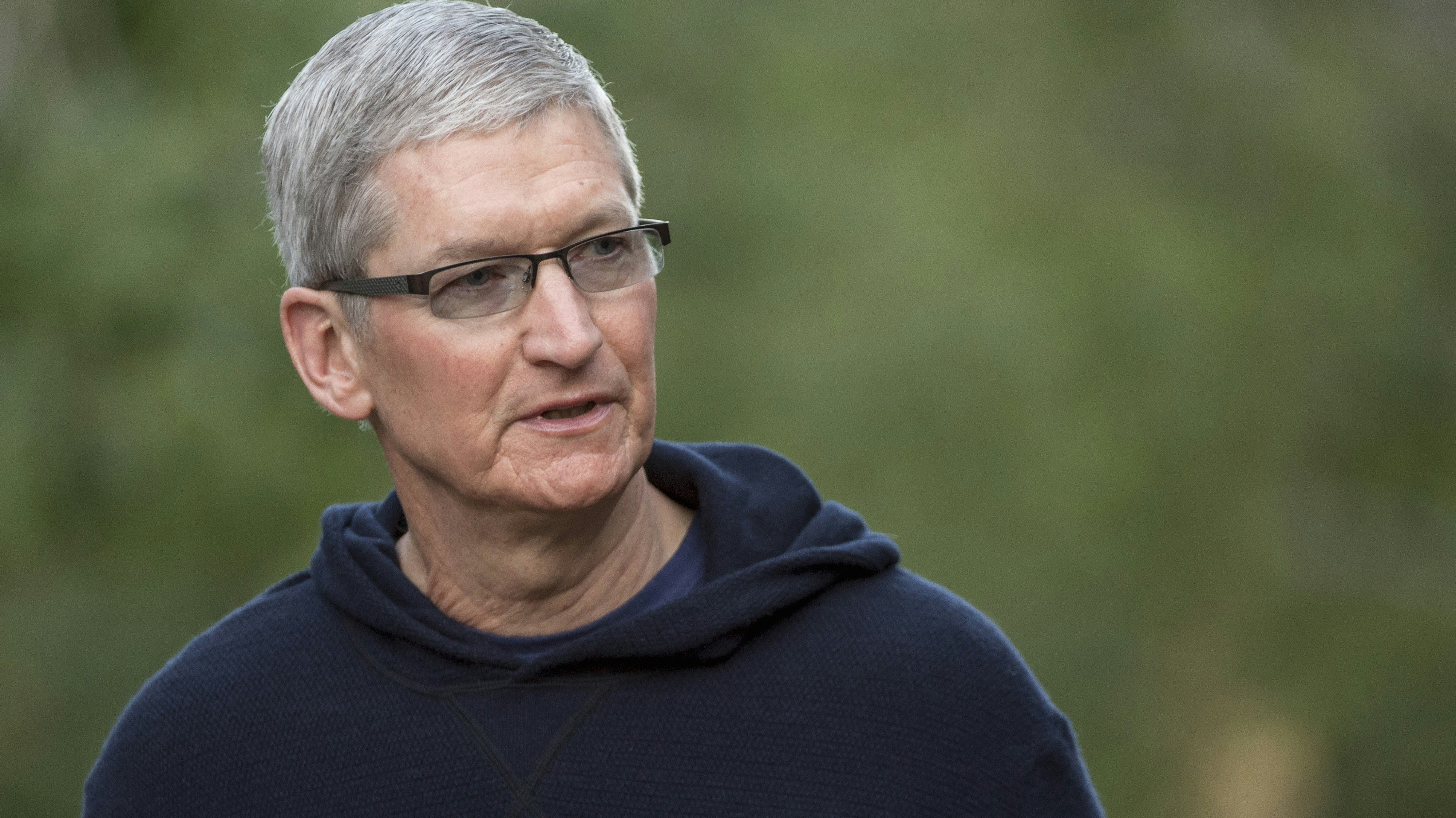 Apple CEO Tim Cook. Photo by Bloomberg.