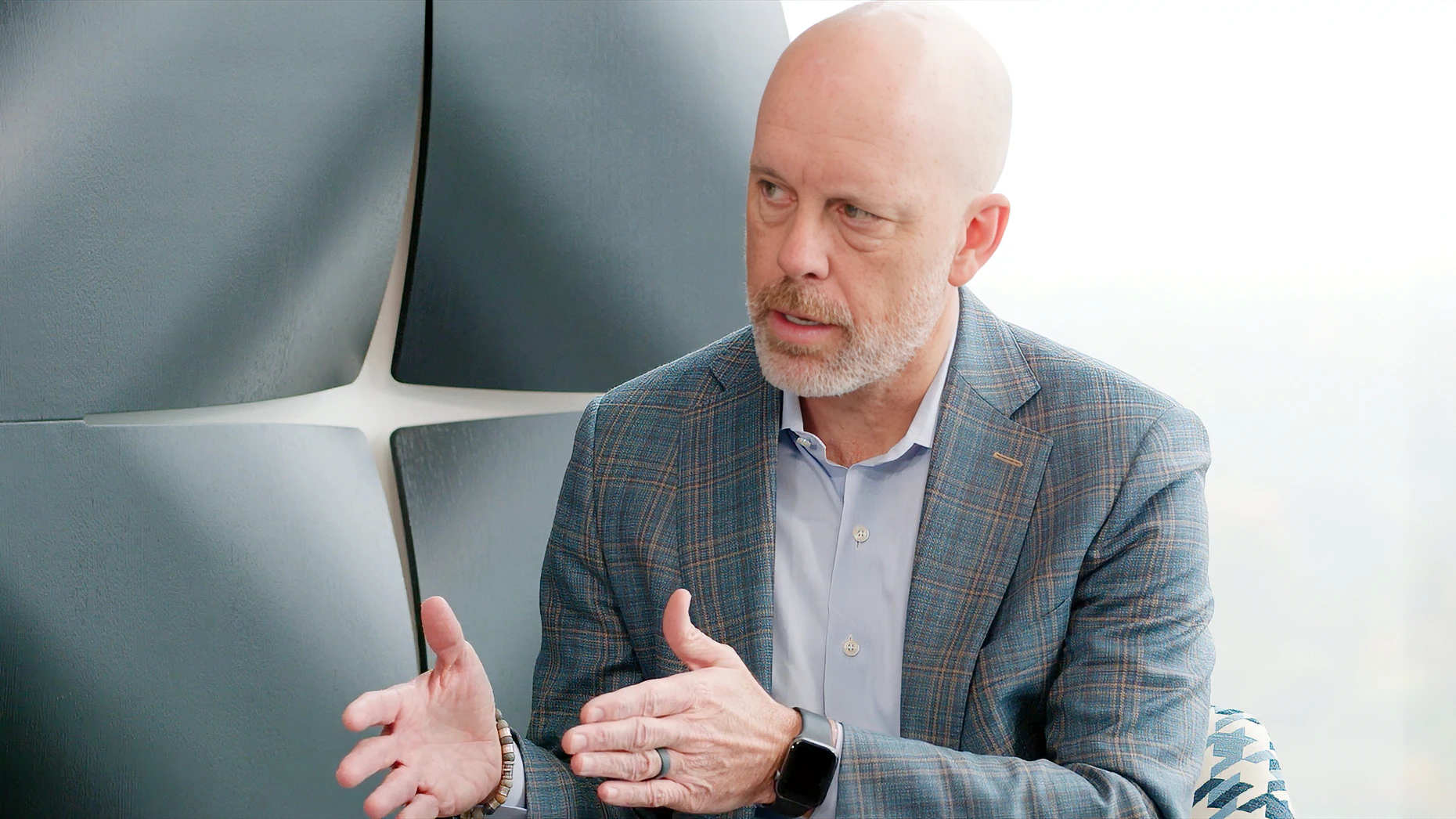 Sean Taylor, CEO of Smith + Howard. Screenshot via YouTube/Levenfeld Pearlstein.