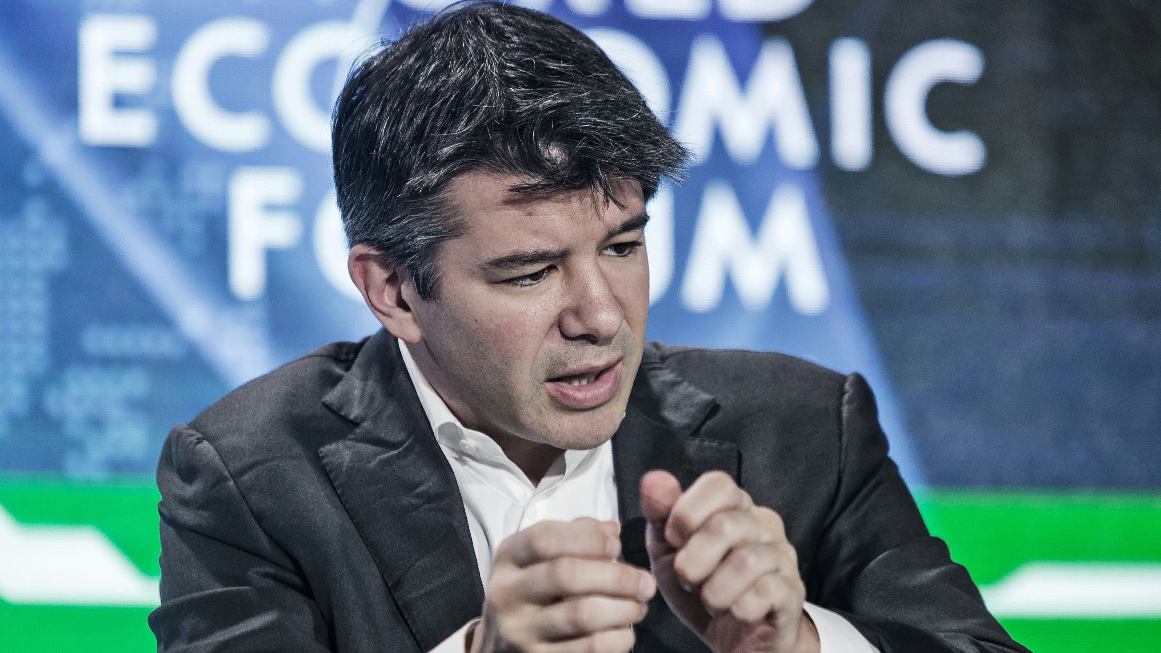 Uber CEO Travis Kalanick. Photo by Bloomberg.