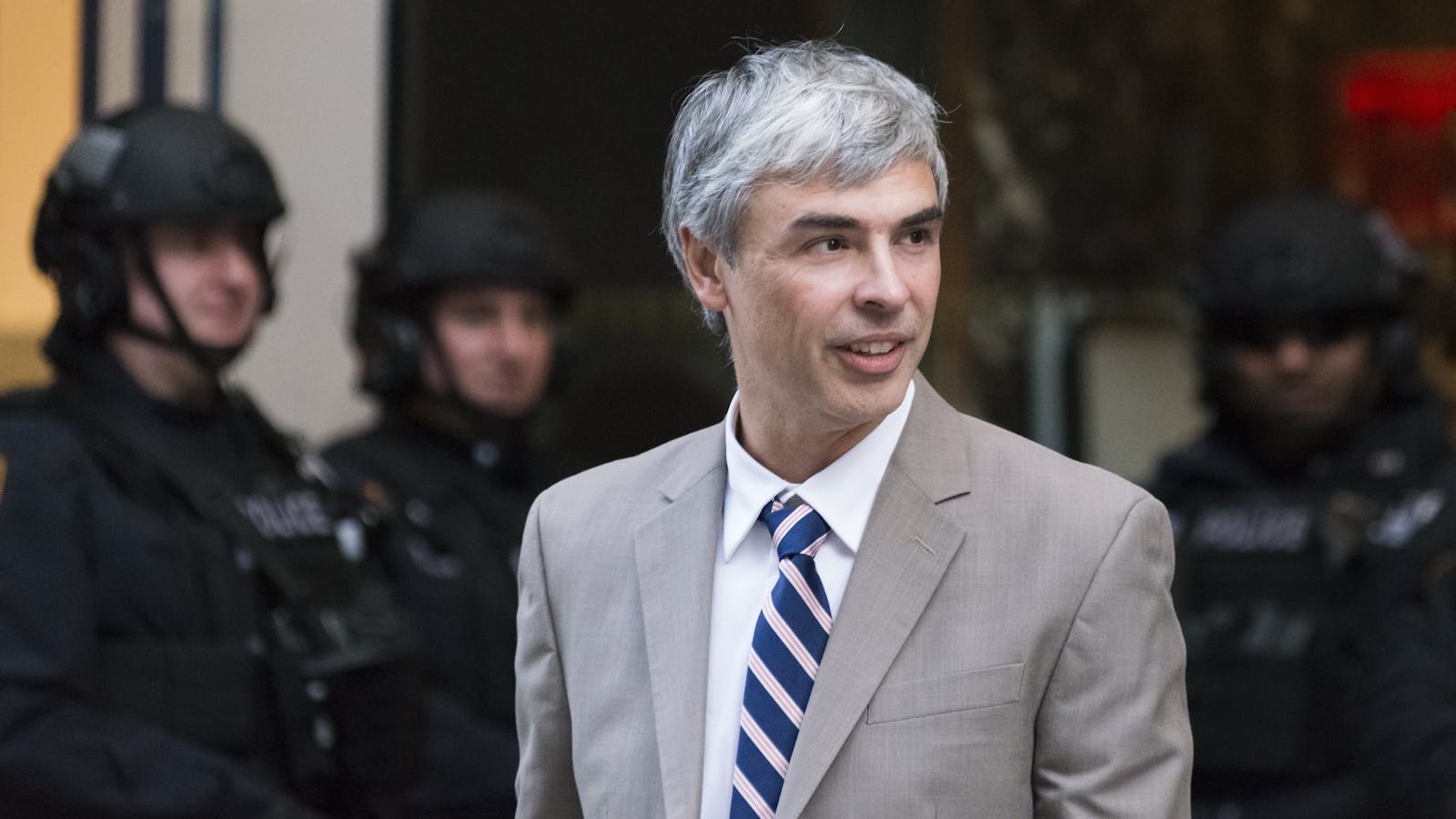 Alphabet CEO Larry Page. Photo by Bloomberg.