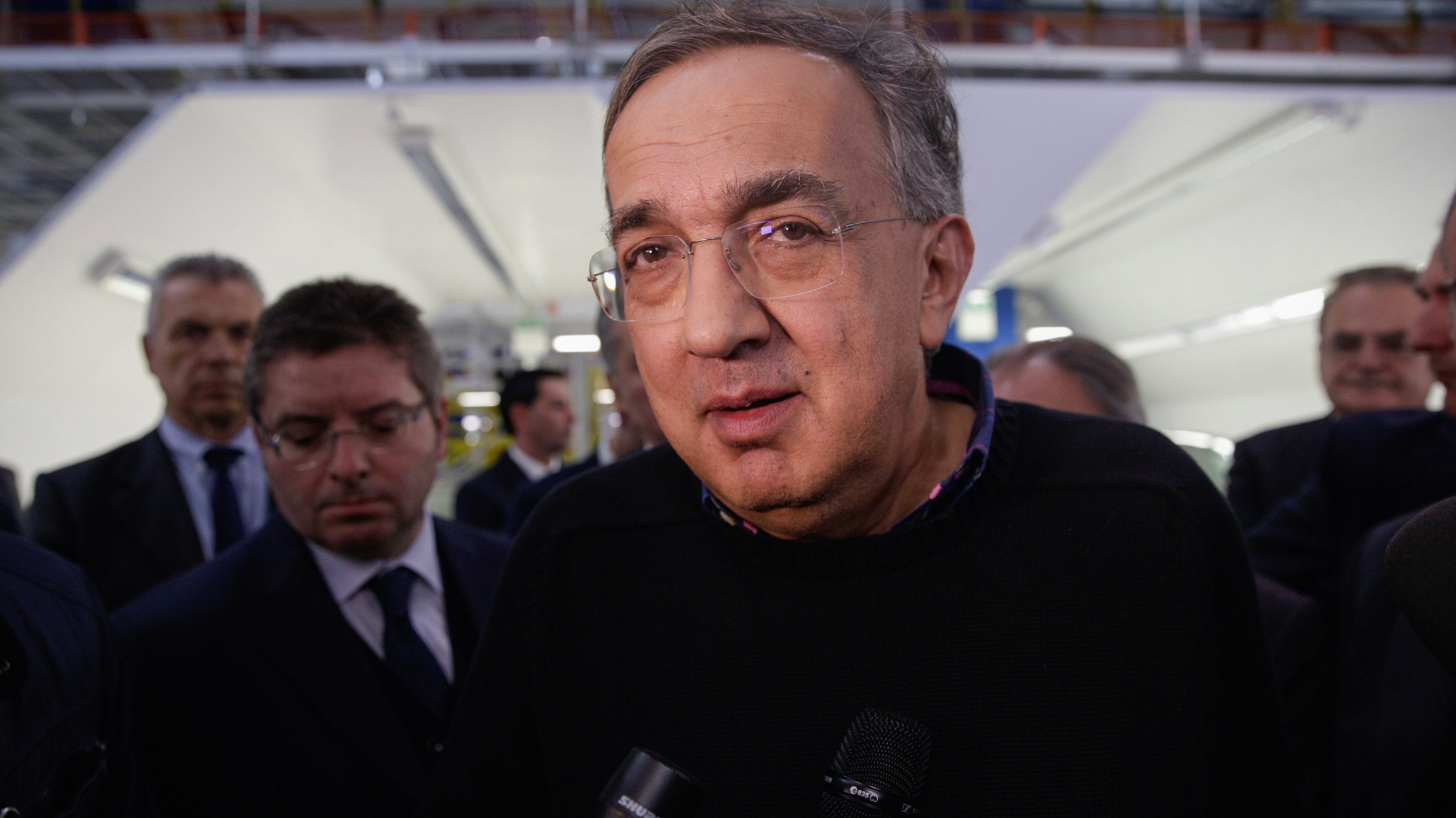 Fiat Chrysler CEO Sergio Marchionne. Photo by Bloomberg.