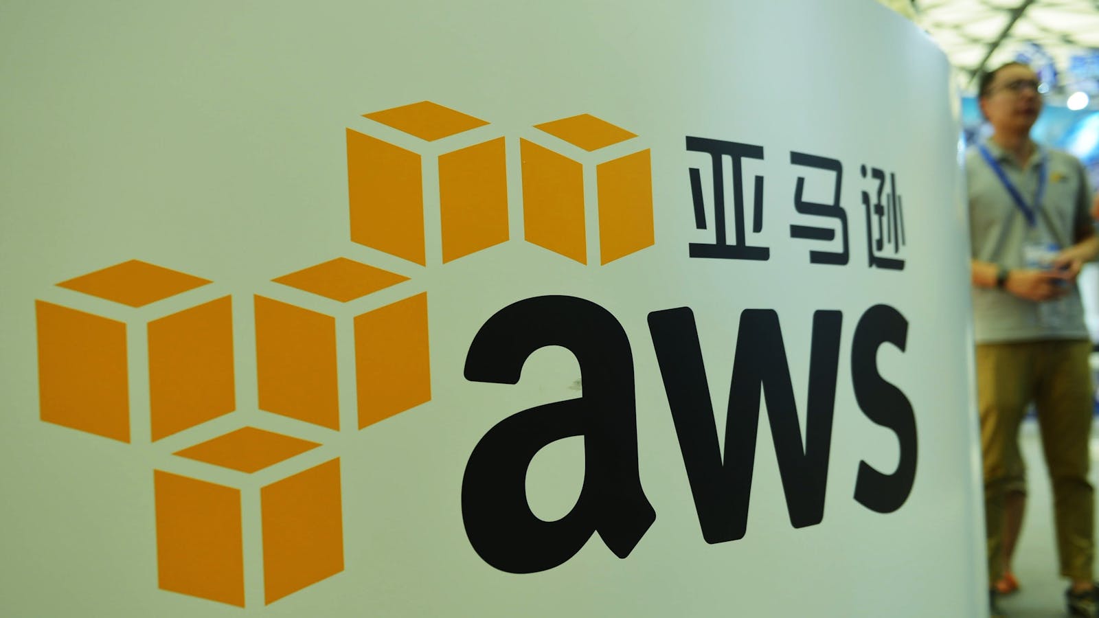 AWS' stand at an exhibition in Hangzhou in China in 2015. Photo by AP.
