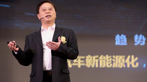 Jing Wang, head of Baidu's self driving car software unit. Photo by Baidu.