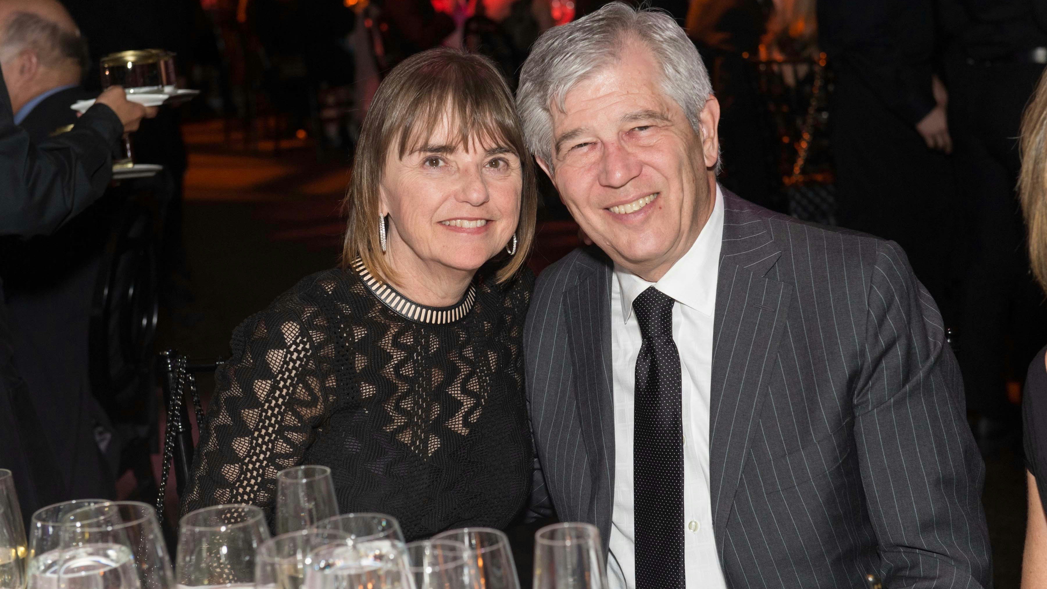 Stan Meresman and his wife, Sharon, at a Meals on Wheels gala in 2015. Photo by Drew Altizer Photography. 