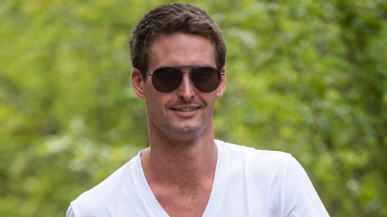 Snap CEO Evan Spiegel. Photo by Bloomberg.
