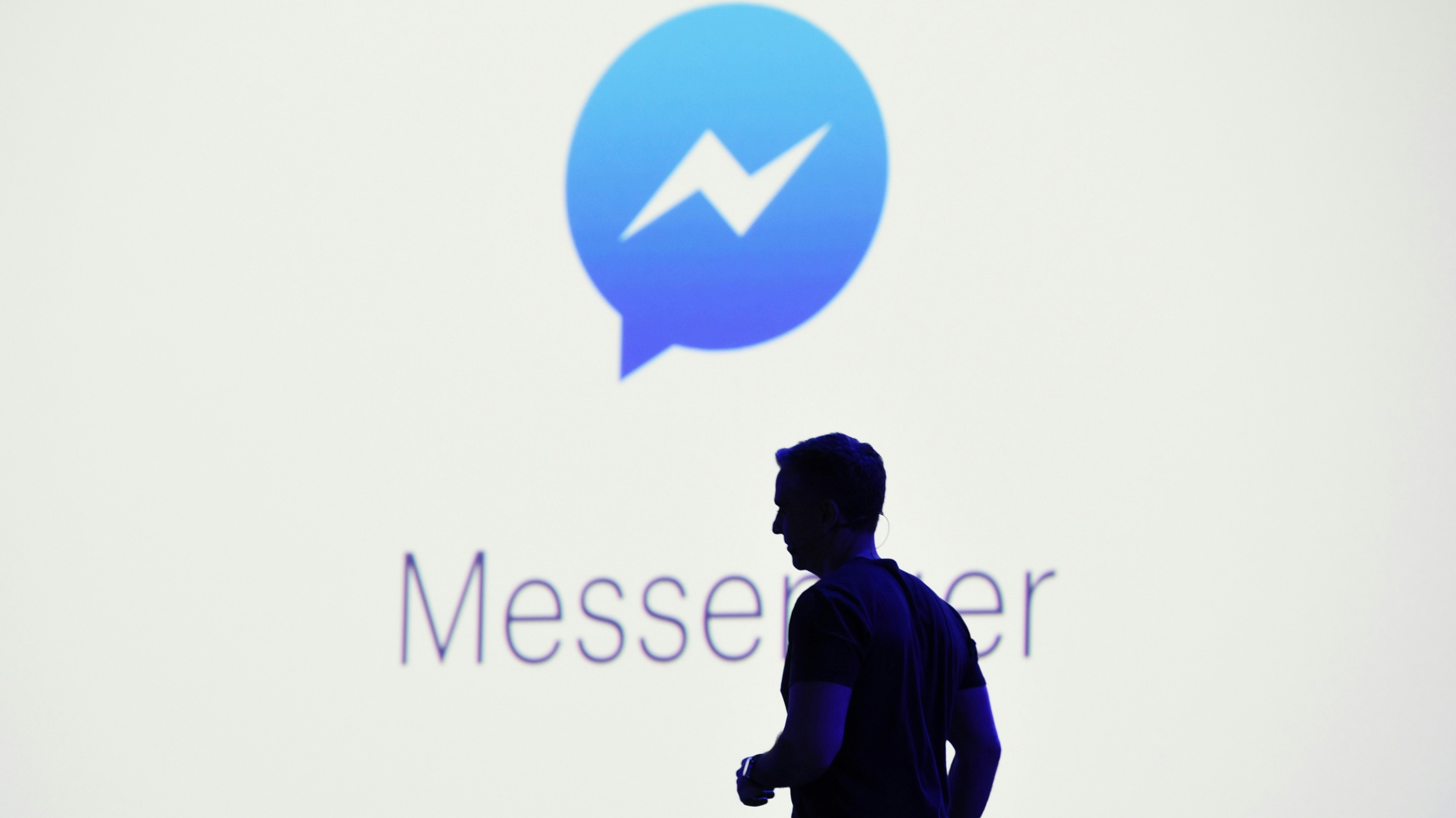 Facebook's VP for messaging products, David Marcus, at F8 last year. Photo by Bloomberg.