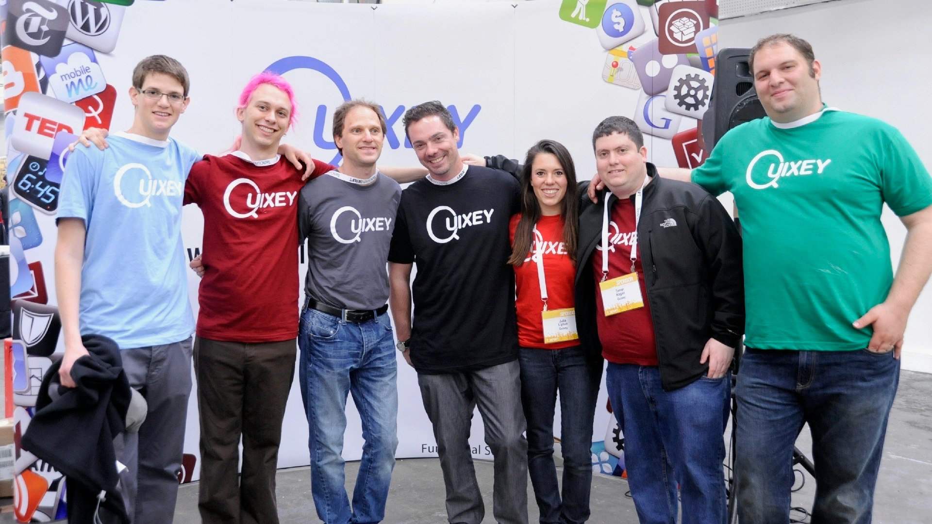 Former Quixey co-founder CEO Tomer Kagan, second from right. Photo by Flickr/TechCrunch.
