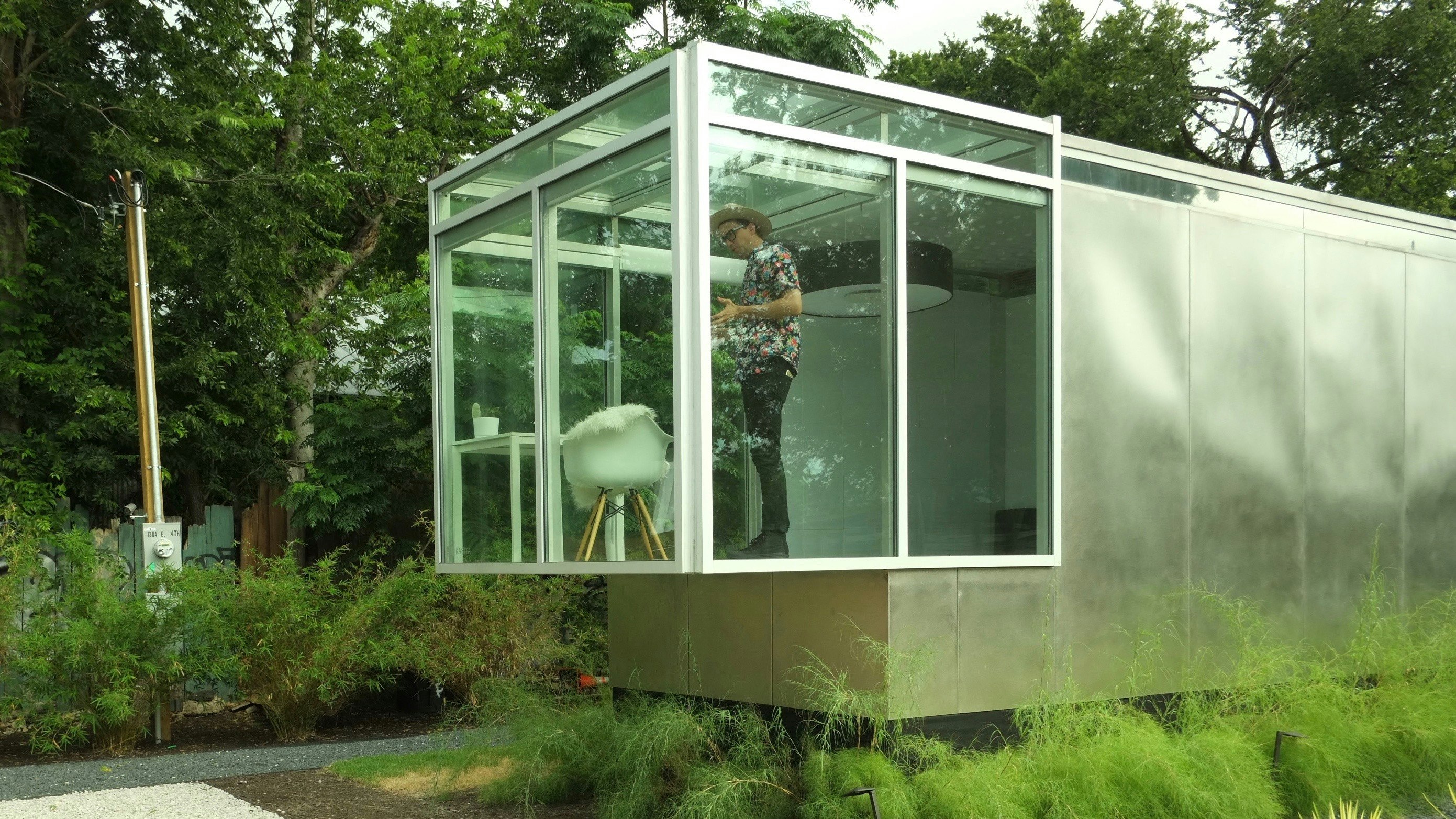 Kasita CEO Jeff Wilson inside one of Kasita's prefabricated homes. Photo by Flickr/Nicolas Boullosa.