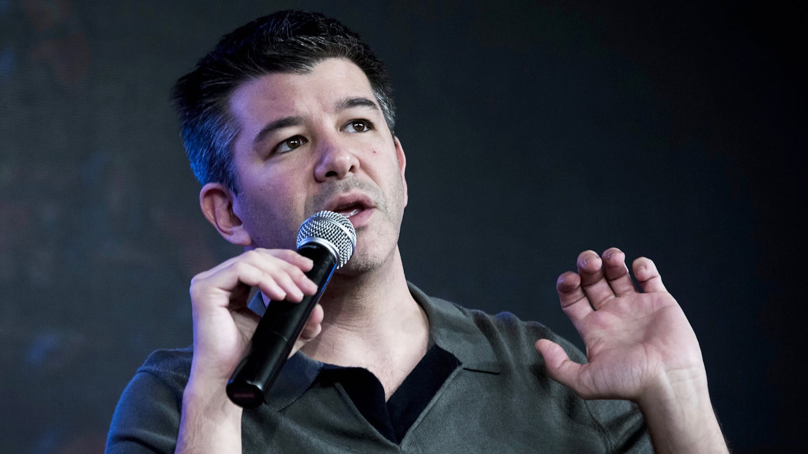 Uber CEO Travis Kalanick. Photo by Bloomberg.  