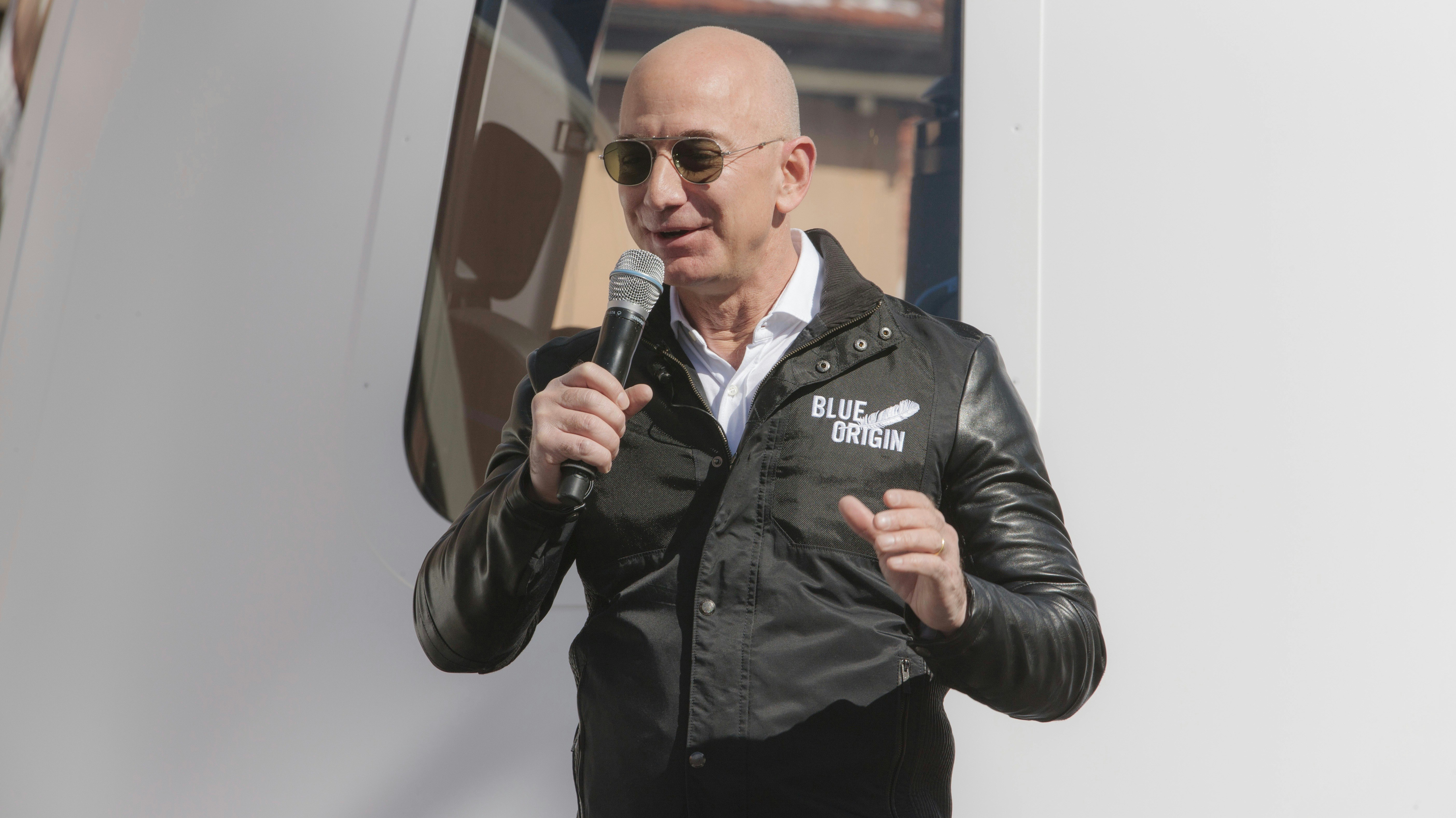 Amazon CEO Jeff Bezos. Photo by Bloomberg.