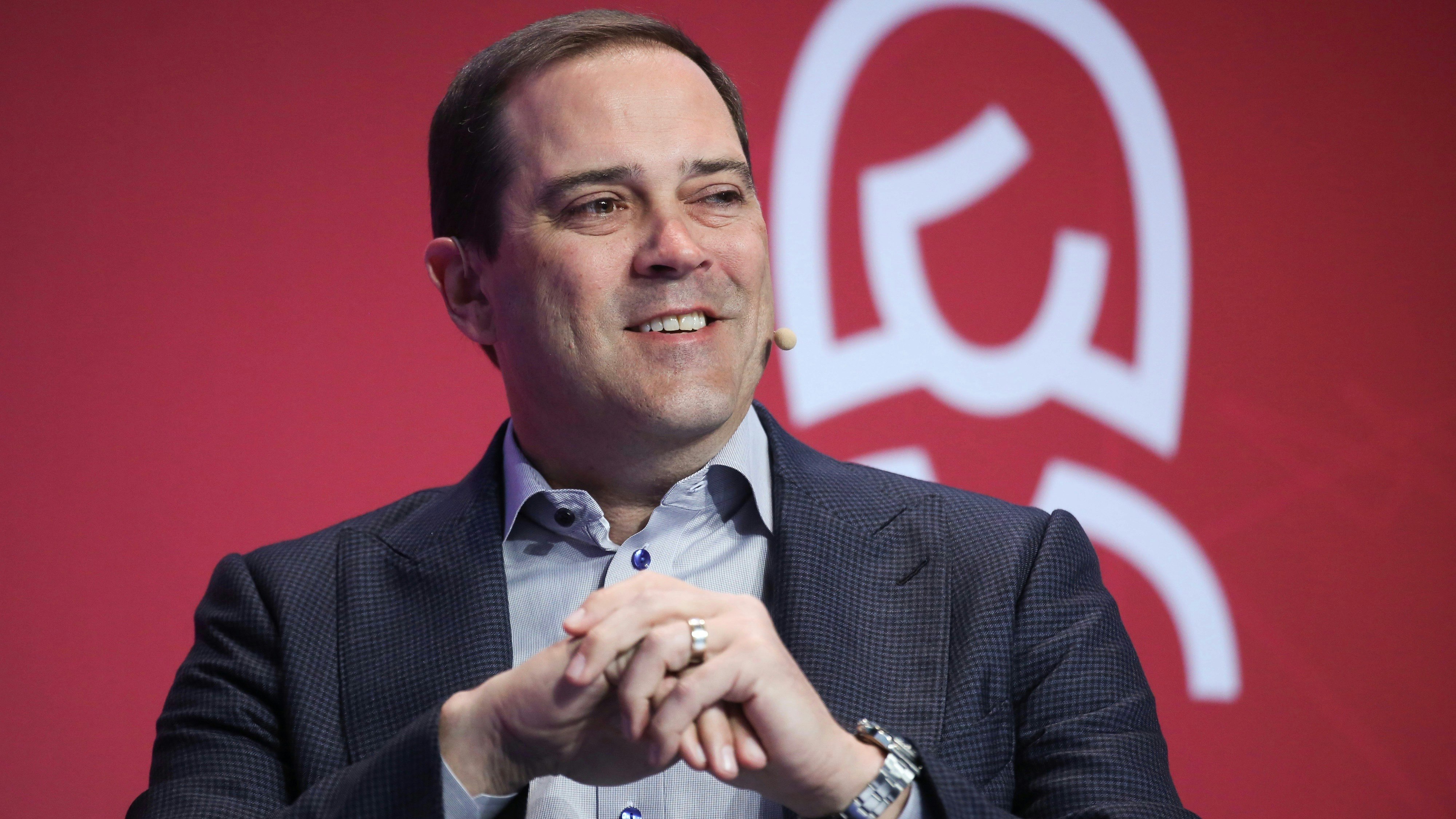 Cisco CEO Chuck Robbins. Photo by Bloomberg.