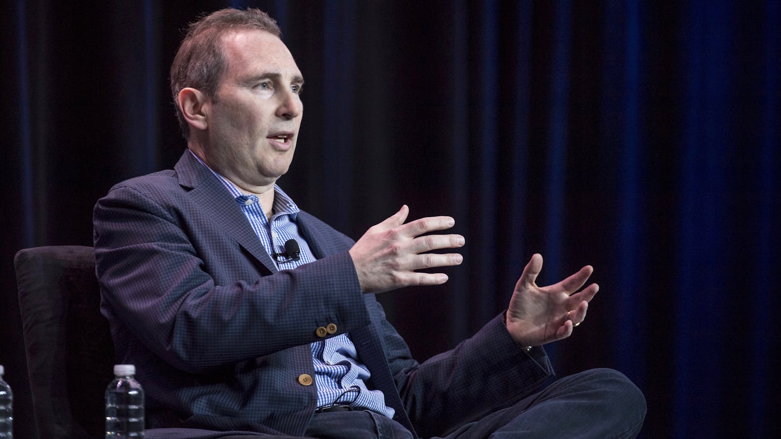 AWS CEO Andrew Jassy. Photo by Bloomberg.