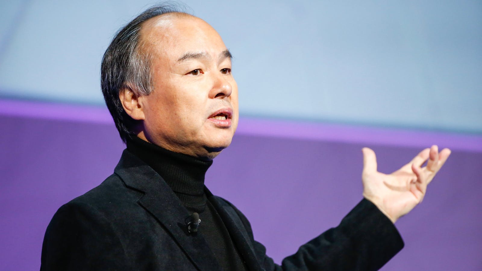 SoftBank Chairman and CEO Masayoshi Son. Photo by Bloomberg.