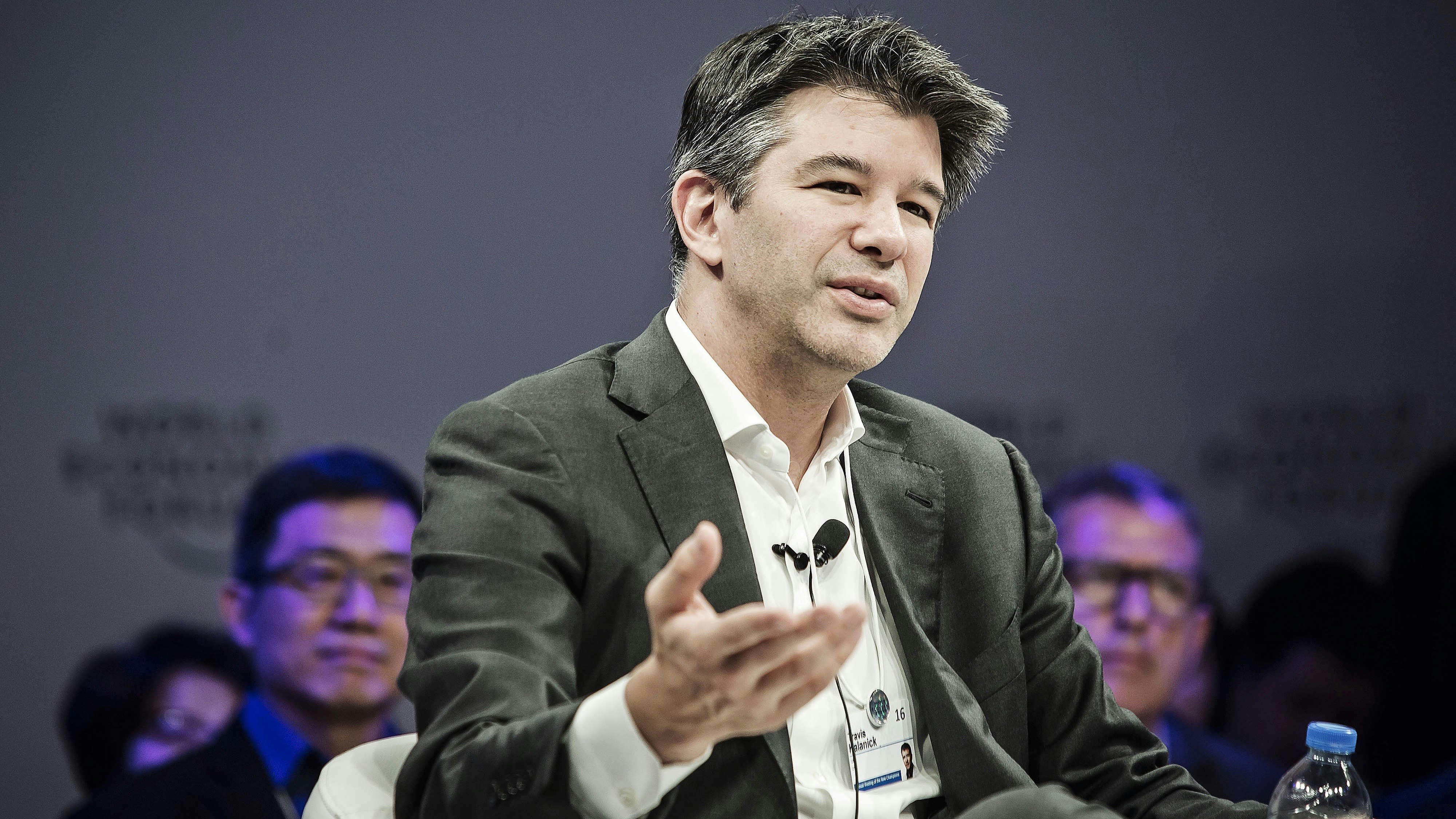 Uber CEO Travis Kalanick. Photo by Bloomberg.