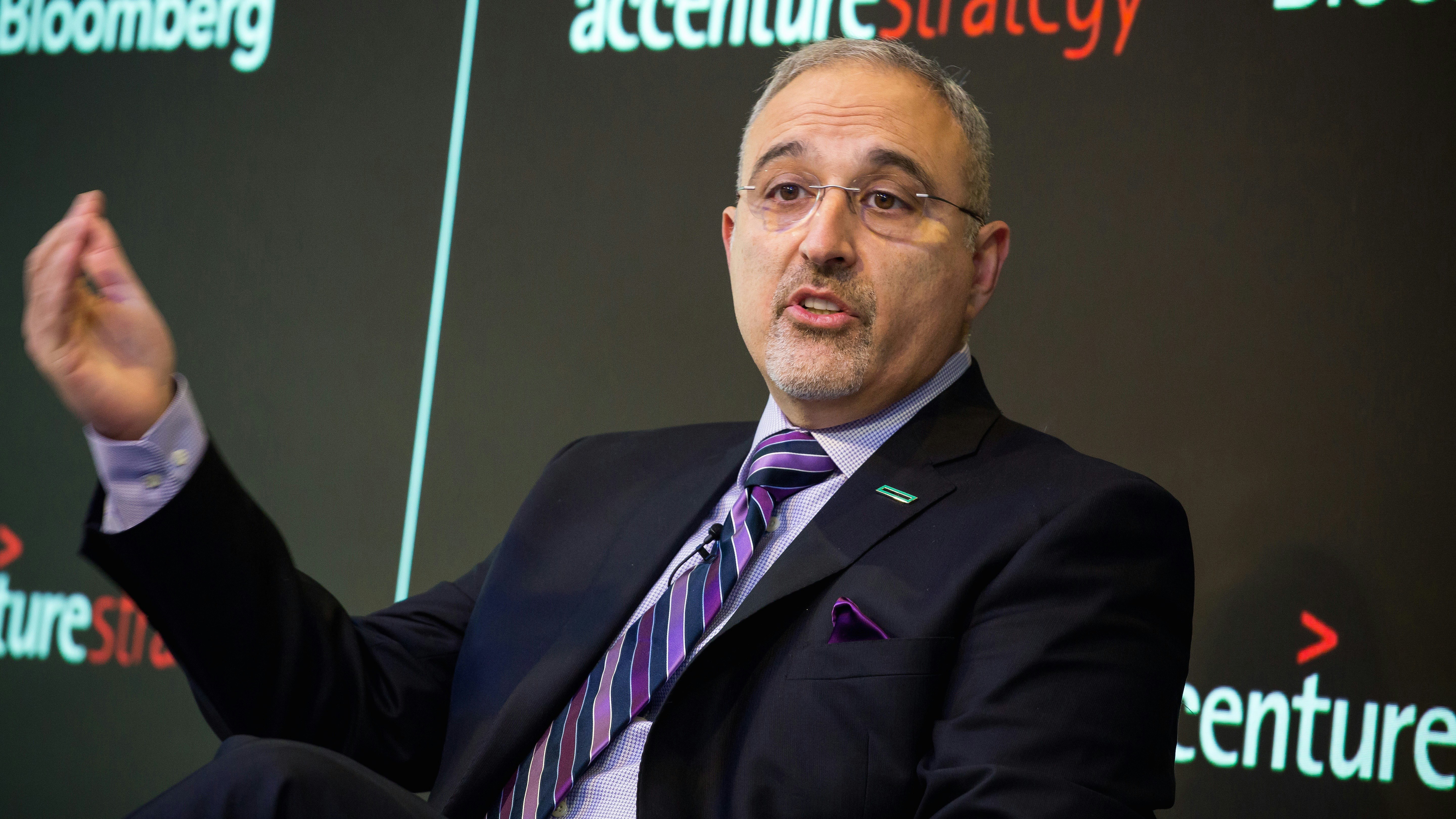 Hewlett Packard Enterprise's Enterprise Group chief Antonio Neri. Photo by Bloomberg