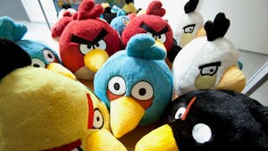 Angry Birds toys in display in Finland. Photo by Bloomberg