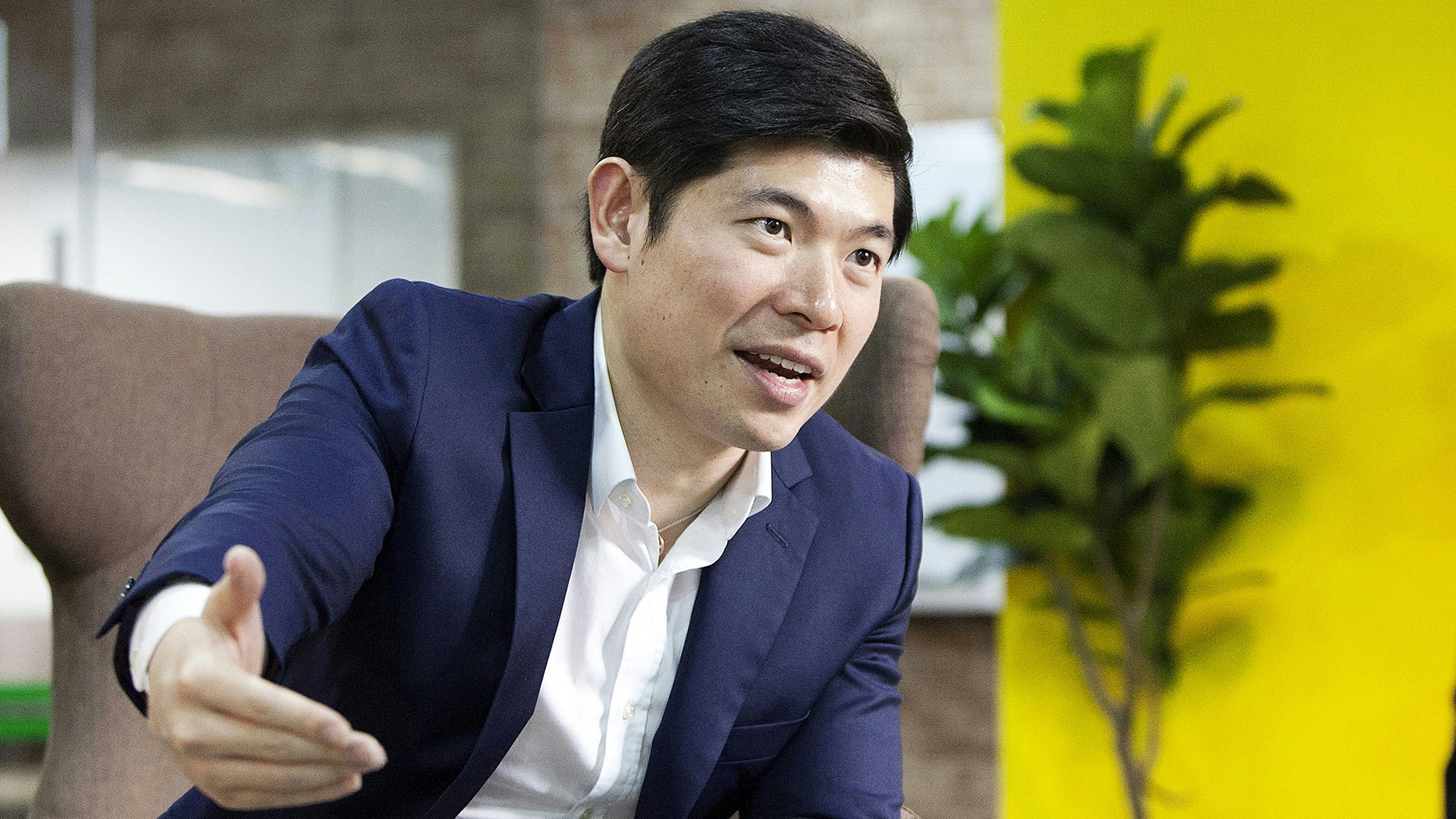 Grab CEO Anthony Tan. Photo by Bloomberg.