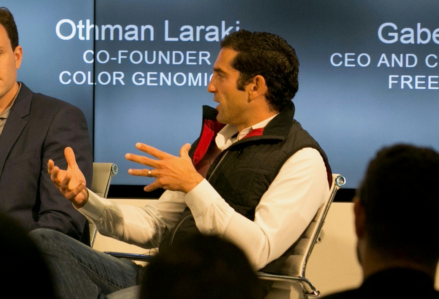 Color Genomics CEO Othman Laraki at The Information's San Francisco Subscriber Summit last October. Photo by Julie Mikos.