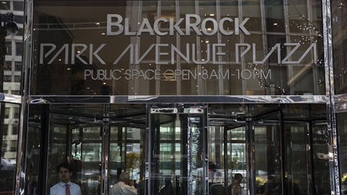 BlackRock's headquarters in New York. Photo by Bloomberg.