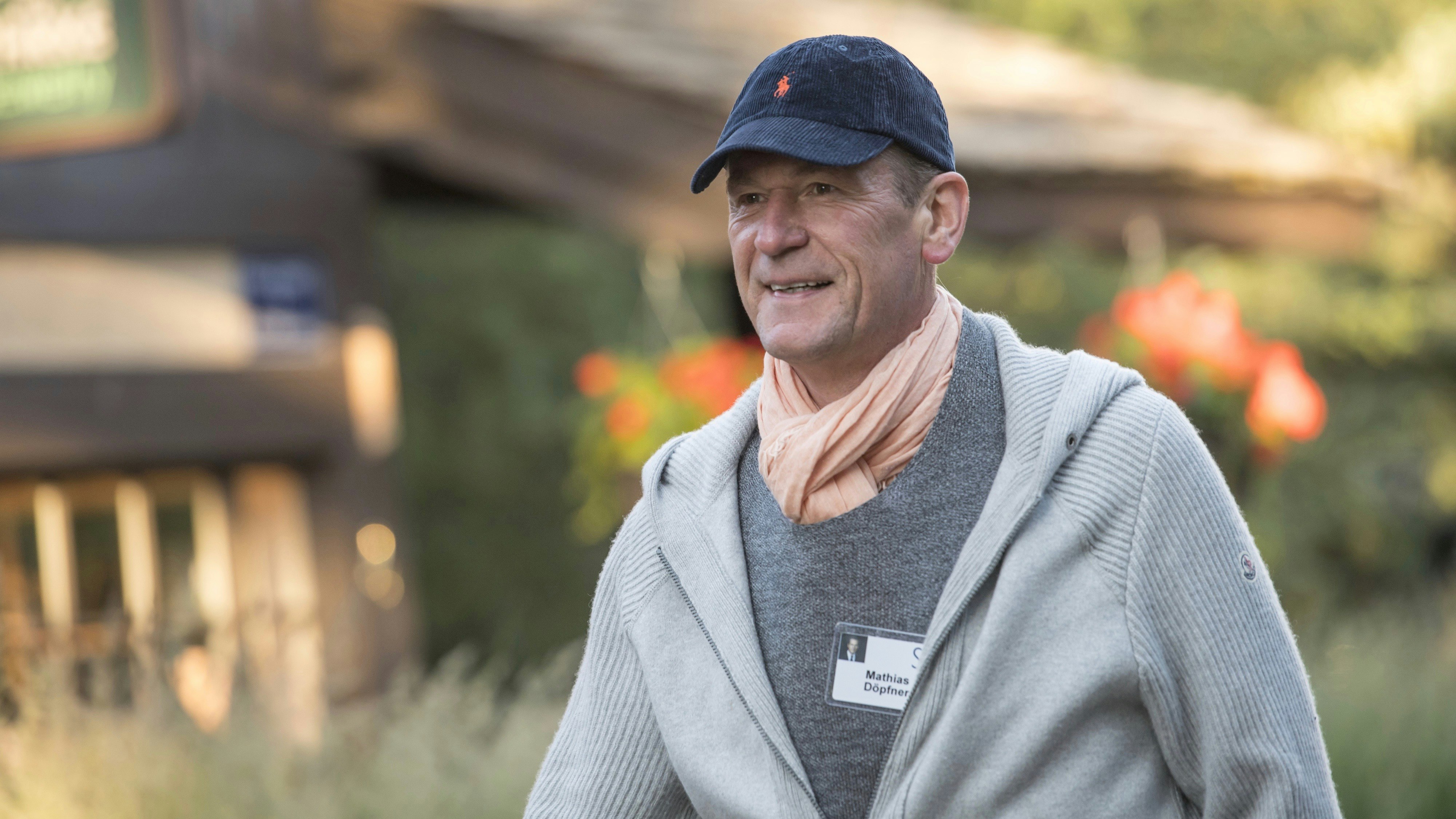 Axel Springer CEO Mathias Dopfner. Photo by Bloomberg.