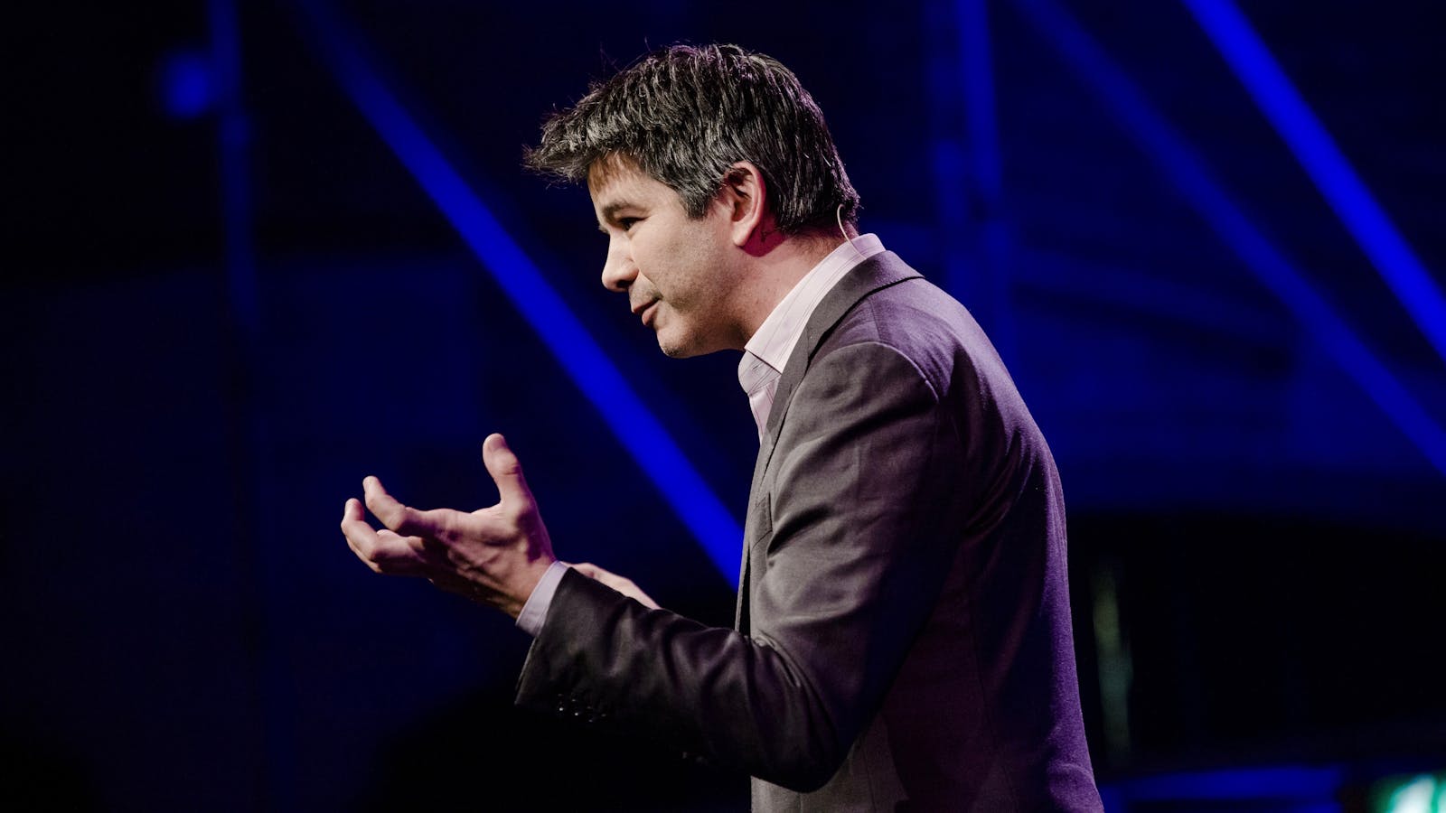 Former Uber CEO Travis Kalanick. Photo by Bloomberg.