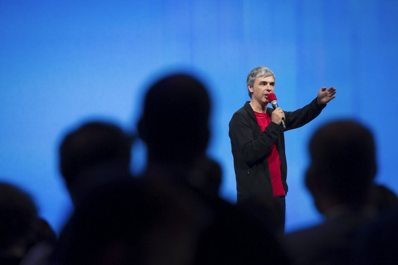 Google CEO Larry Page. Photo by Bloomberg.