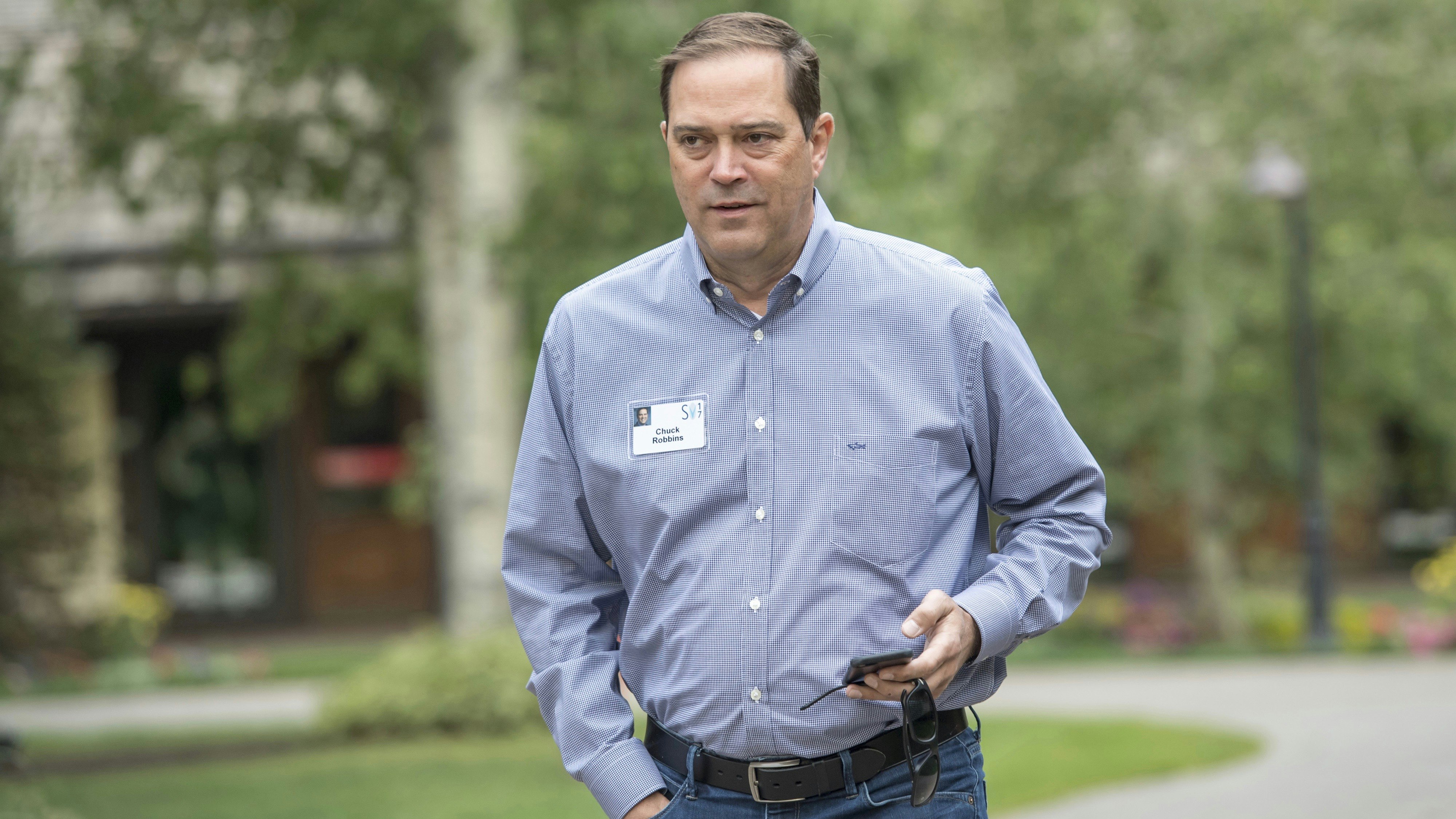 Cisco CEO Chuck Robbins. Photo by Bloomberg.