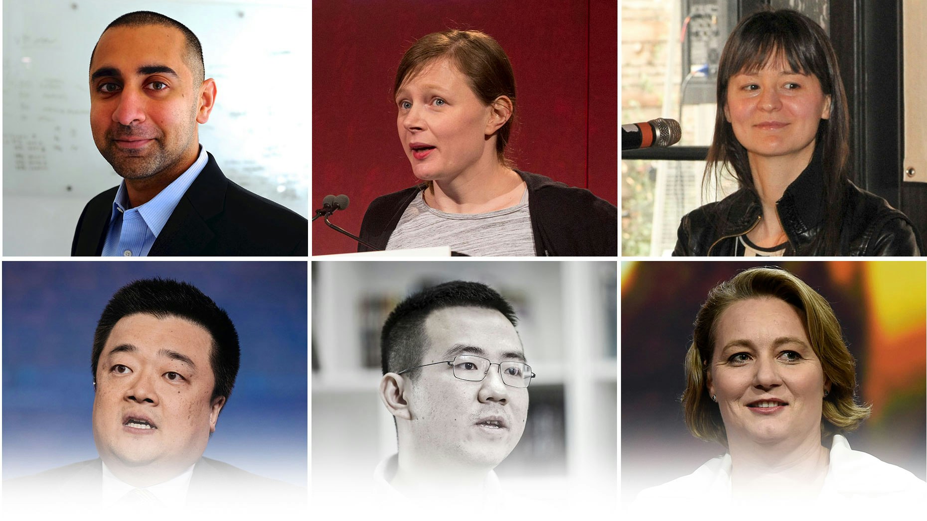 Clockwise from L to R: Balaji Srinivasan, Jutta Steiner, Elizabeth Stark, Leanne Kemp, Jihan Wu, Bobby LeePhotos: Bond/Flilckr (Julie Steiner); Bloomberg; AP.