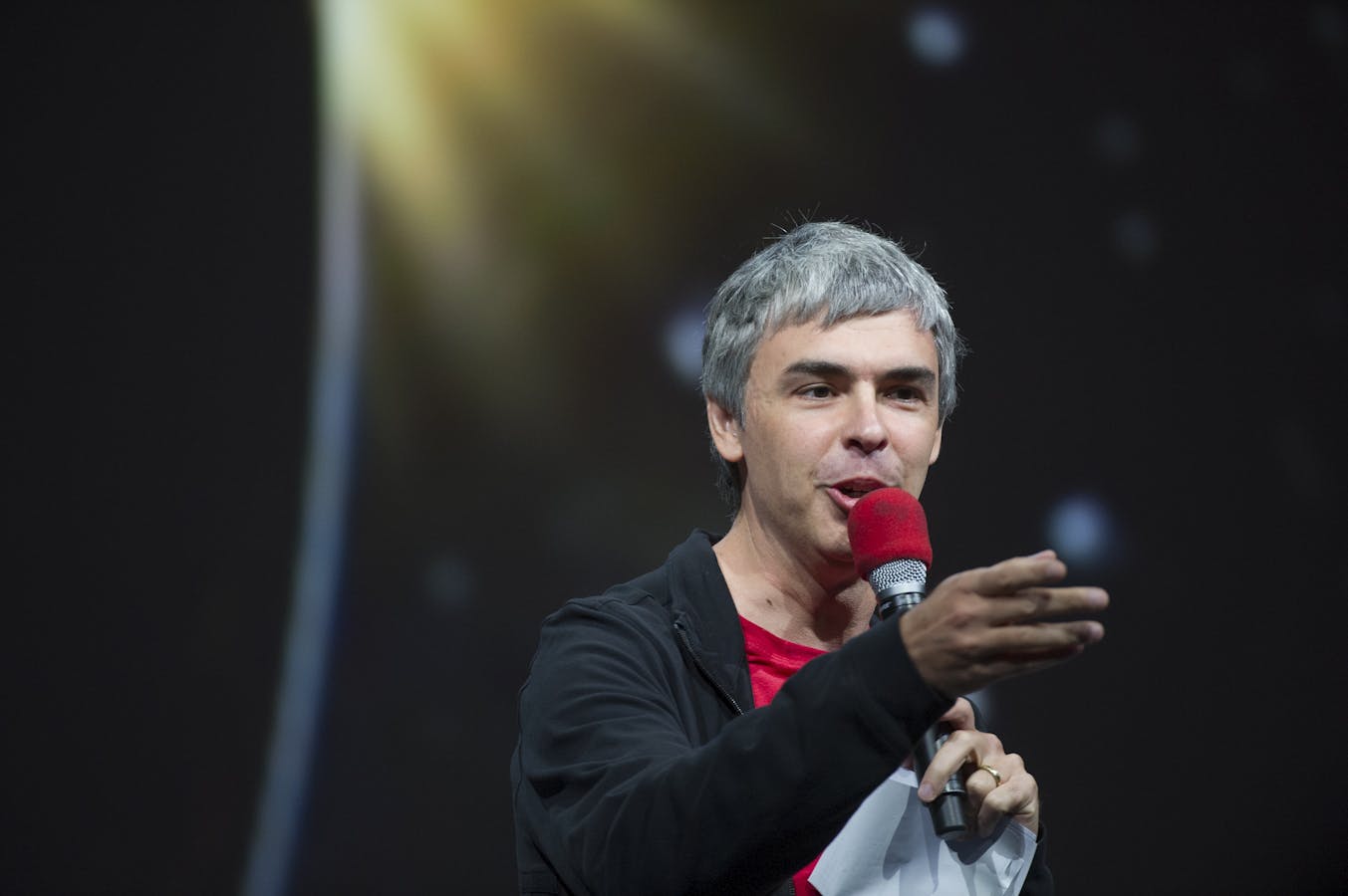 Google CEO Larry Page. Photo by Bloomberg.