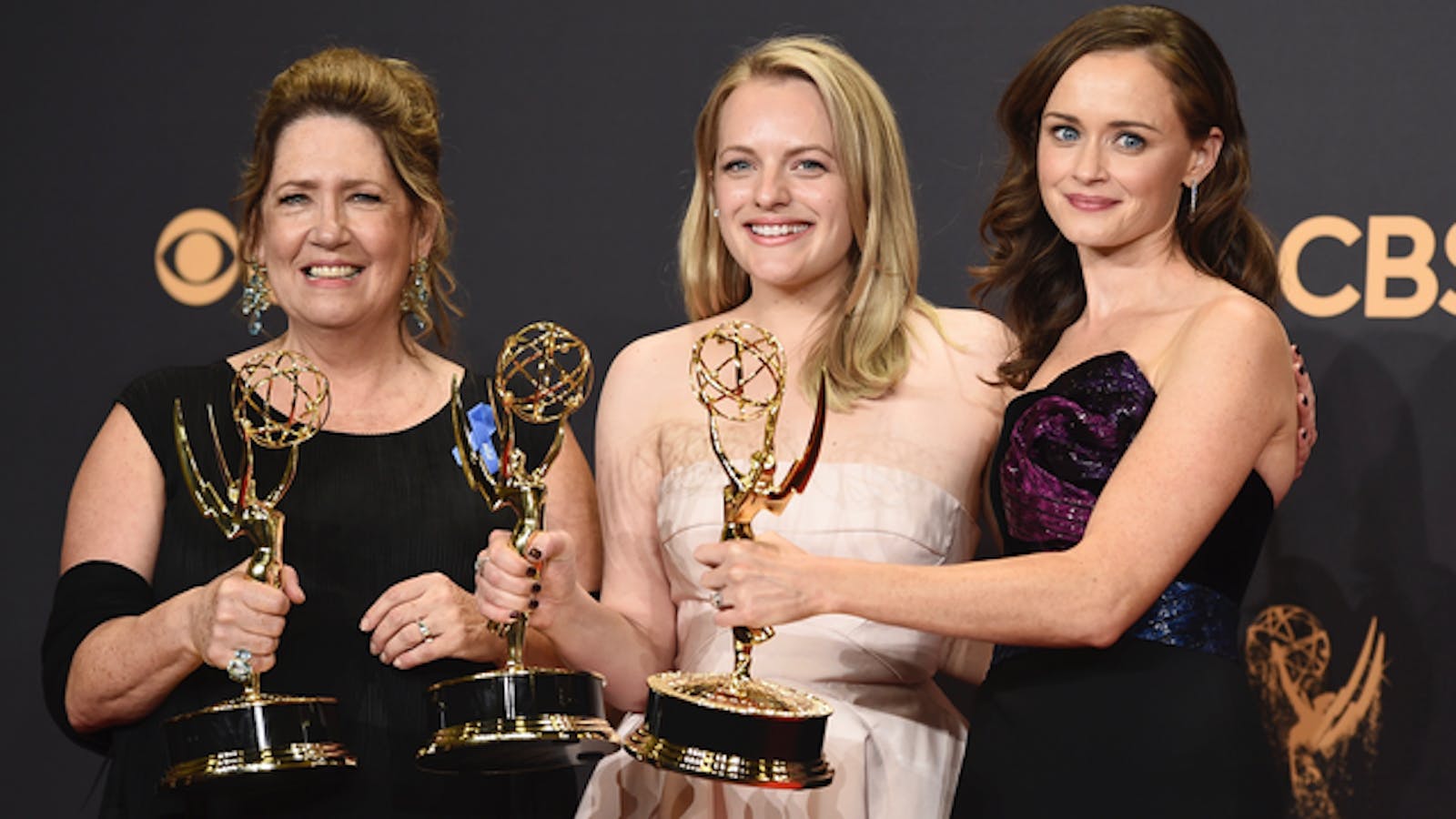 Stars of Hulu's "Handmaid's Tale." Photo by AP.