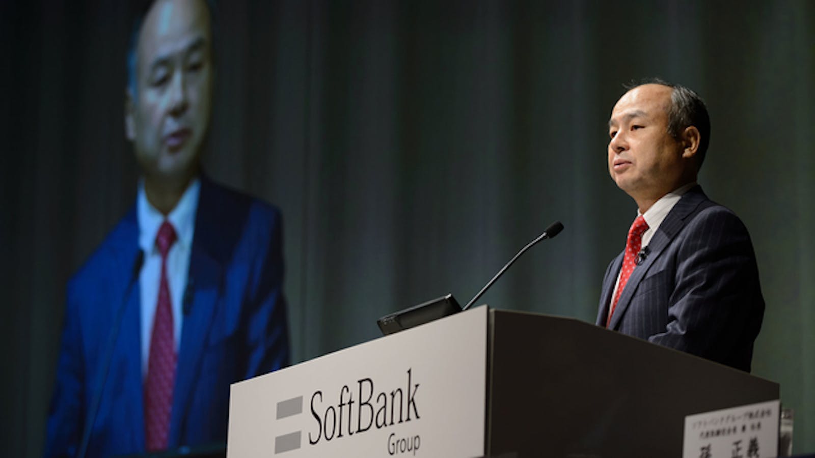 SoftBank CEO Masayoshi Son. Photo by Bloomberg.