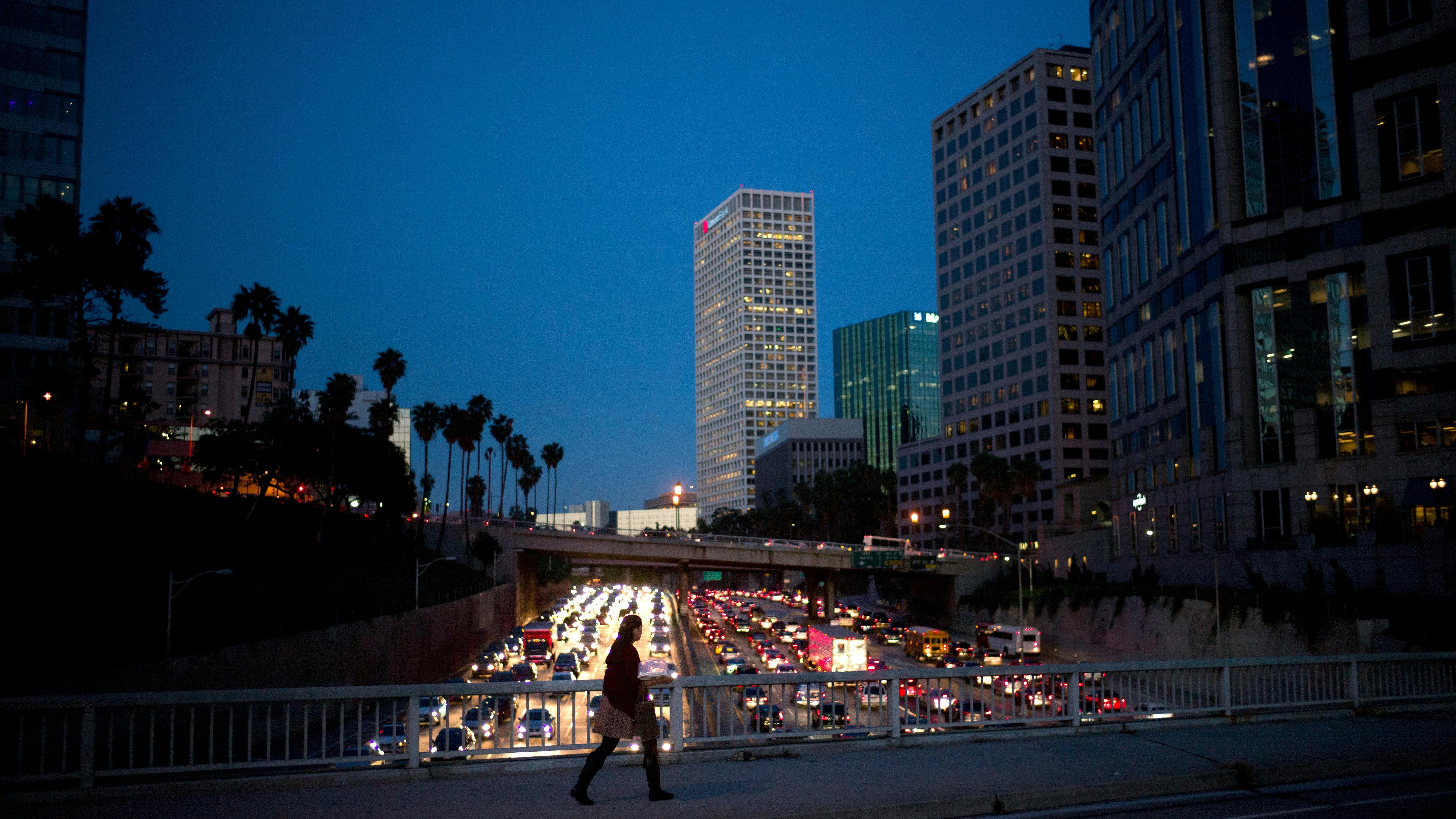 Tech Firms See Opening to Tackle L.A. Traffic