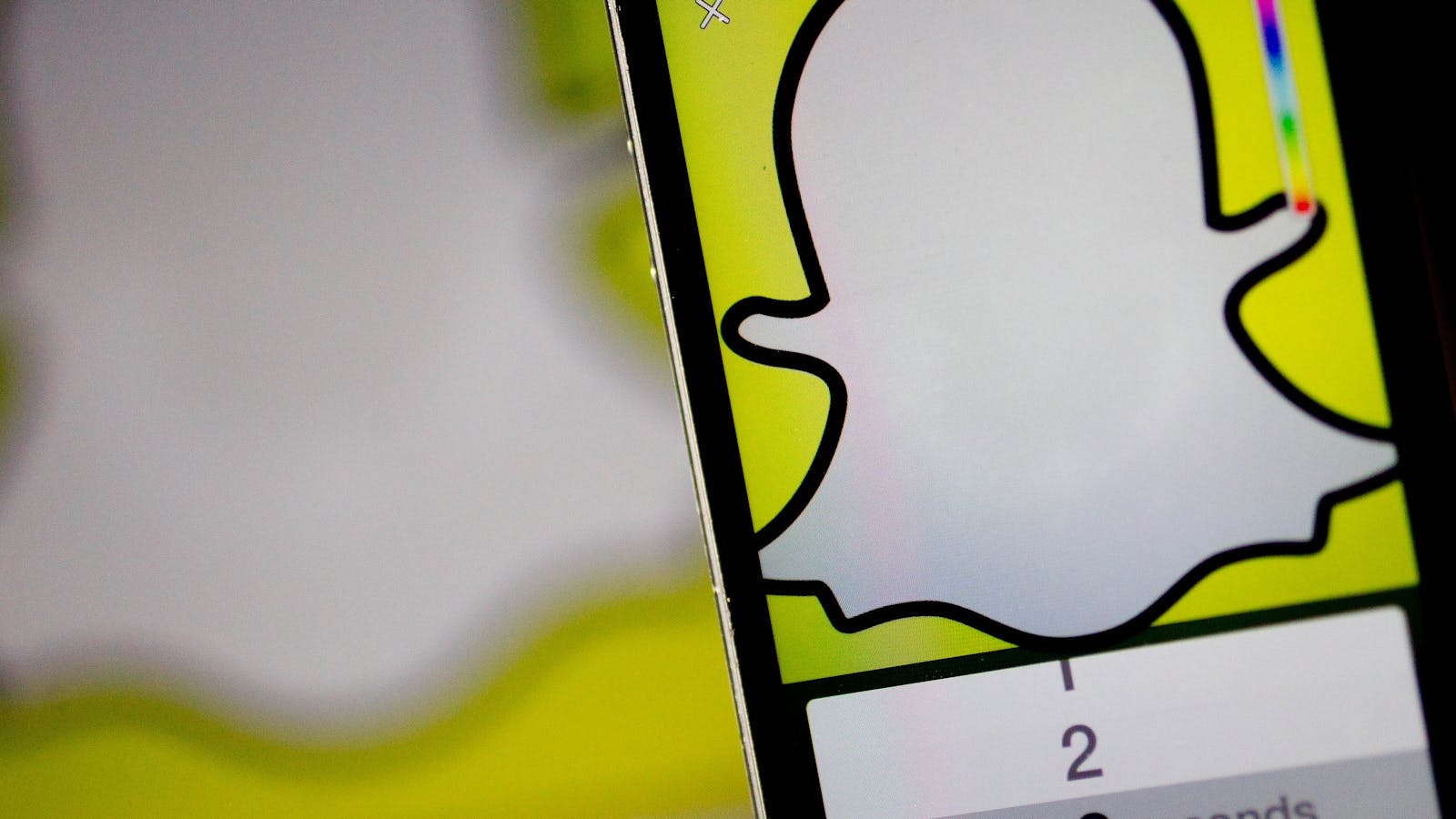 The Snapchat app. Photo by Bloomberg