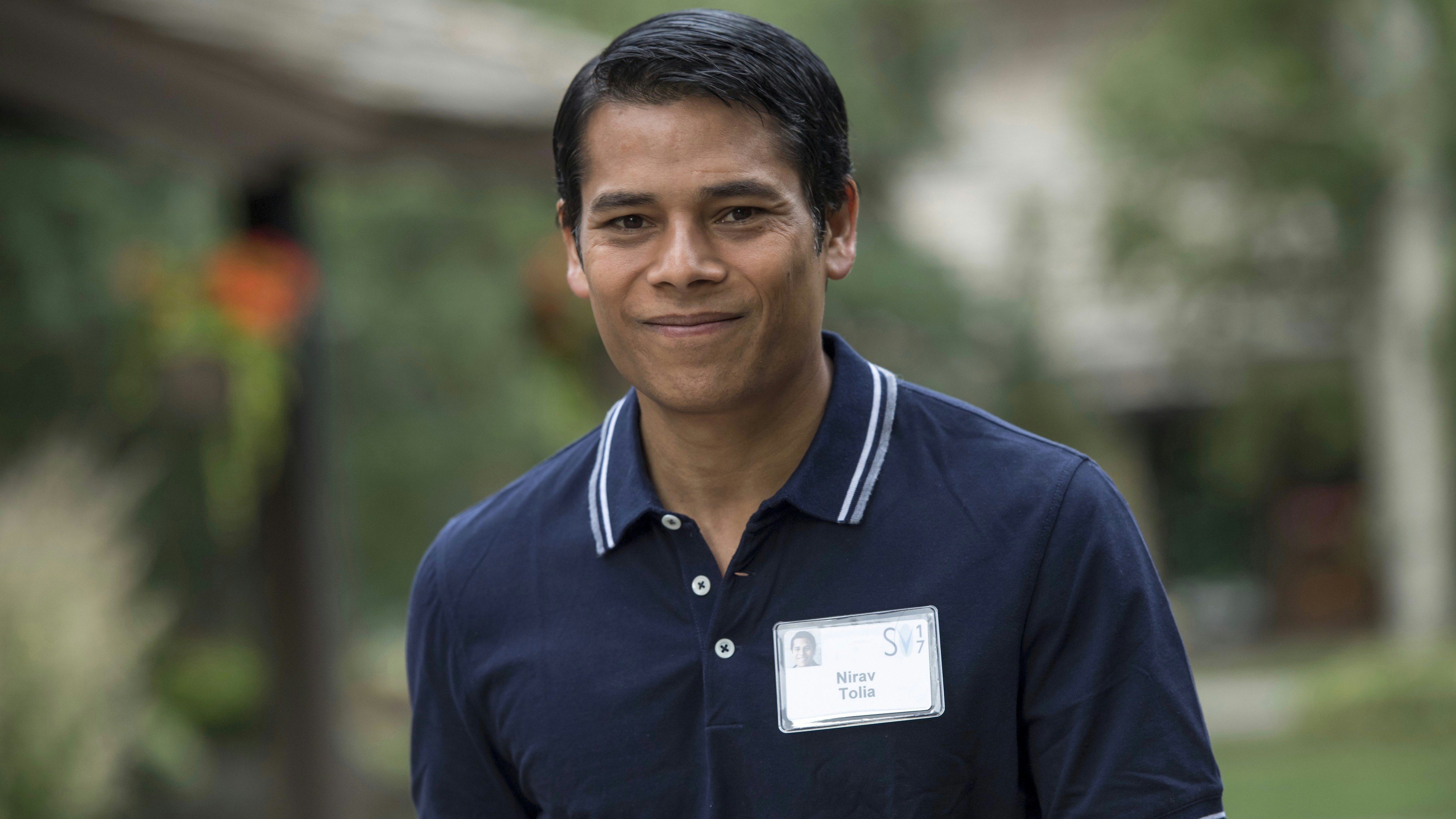 Nextdoor CEO  CEO Nirav Tolia. Photo by Bloomberg.