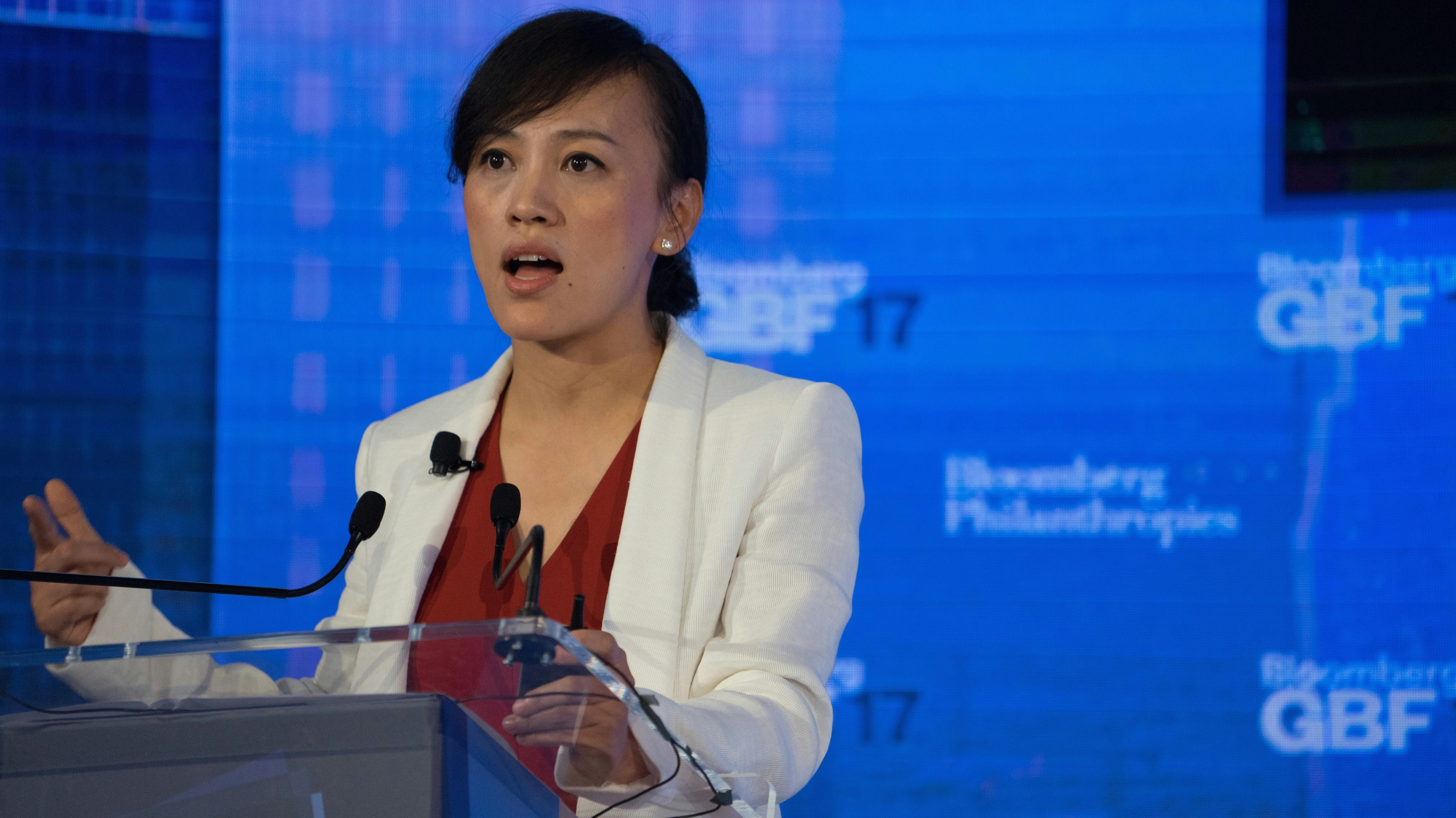 Didi President Jean Liu. Photo by Bloomberg.