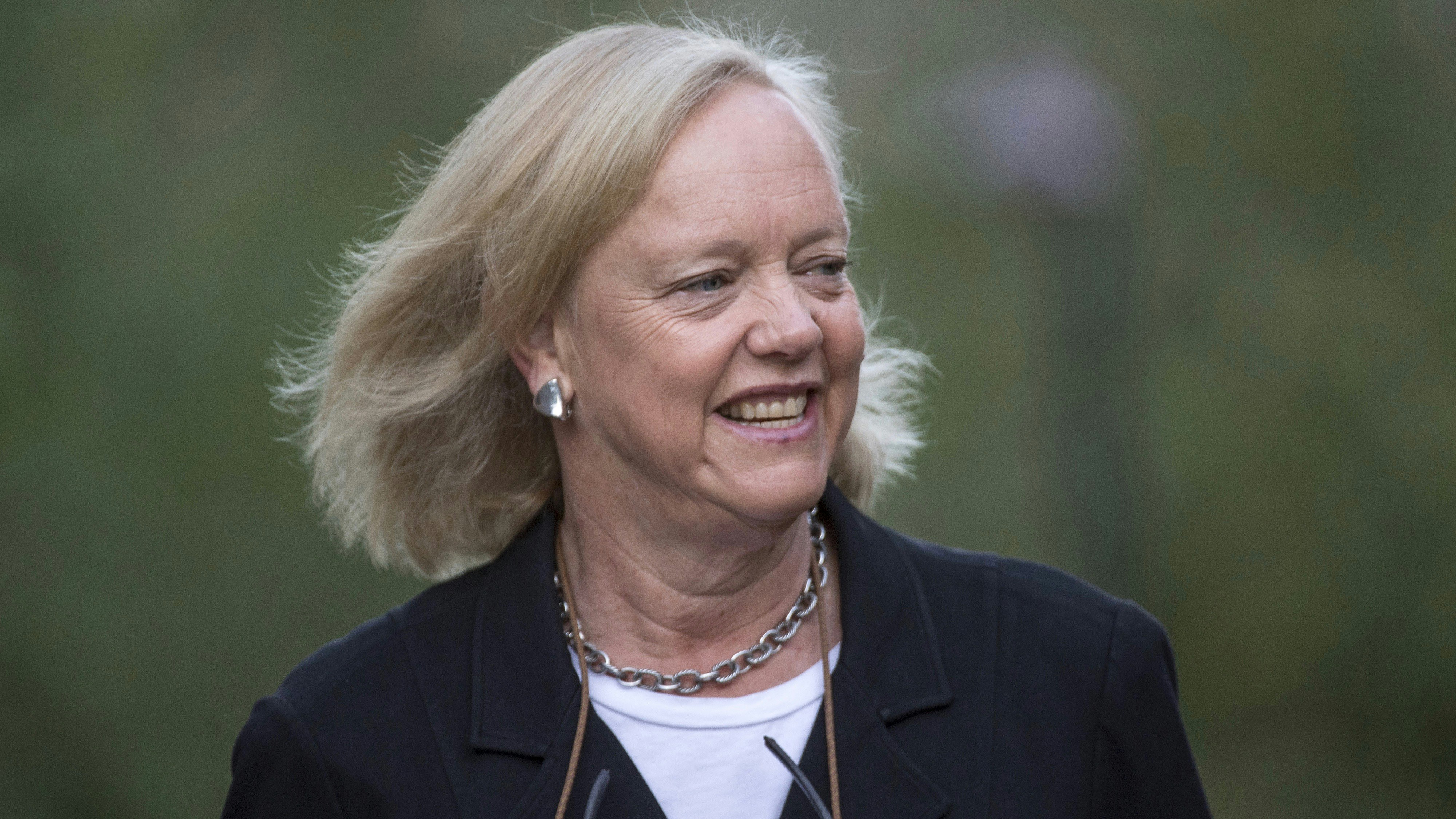 Meg Whitman. Photo by Bloomberg.