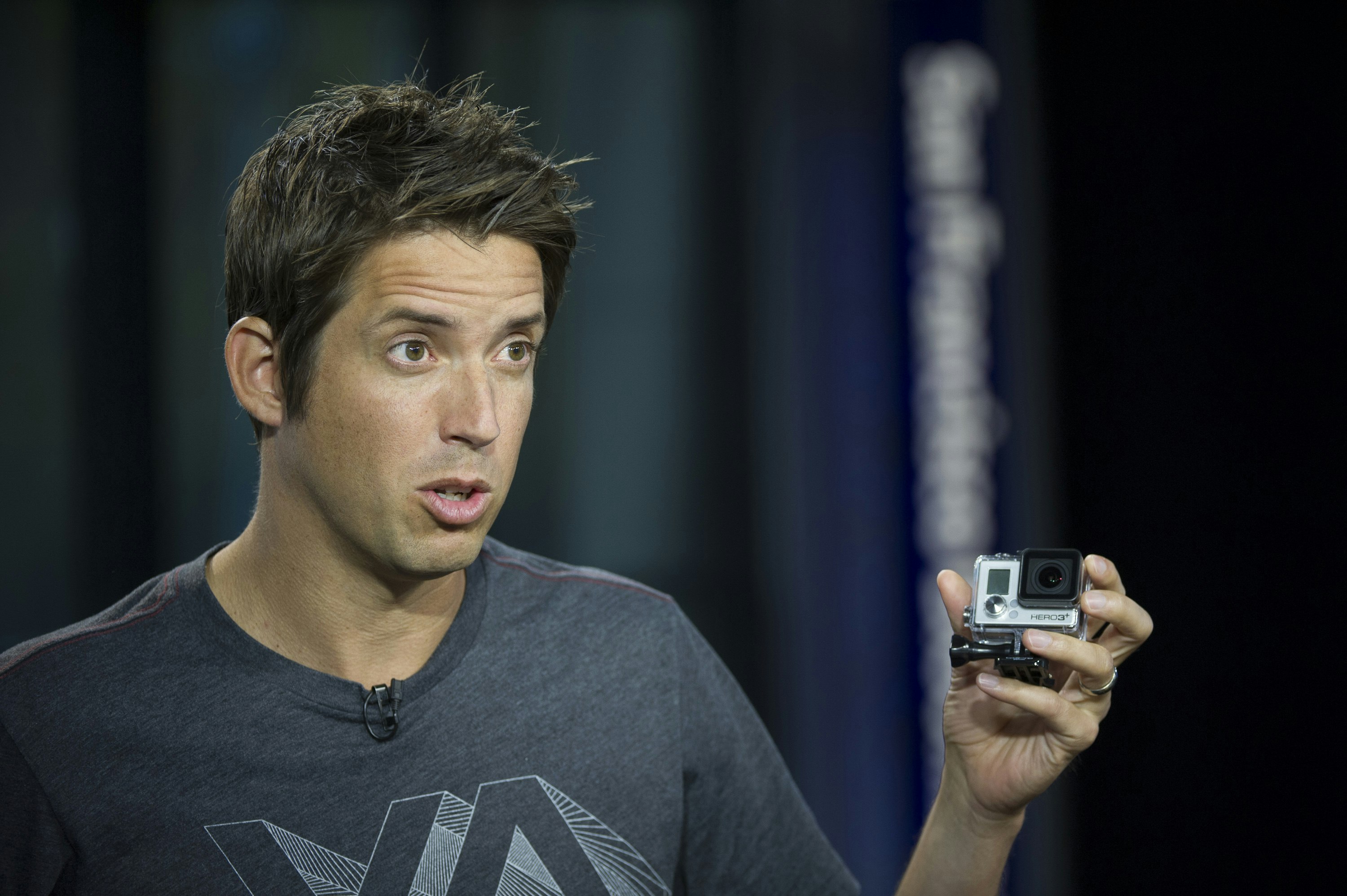 GoPro CEO Nick Woodman. Photo by Bloomberg.