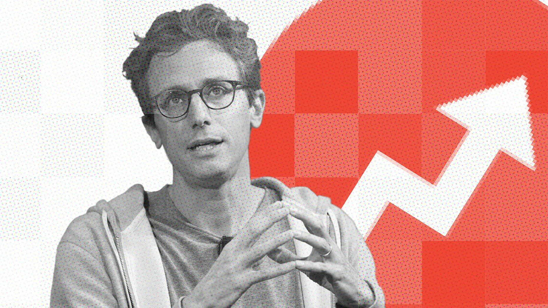 BuzzFeed CEO Jonah Peretti. Art by Mike Sullivan