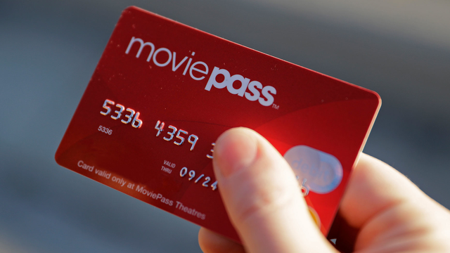 A MoviePass card. Photo by AP