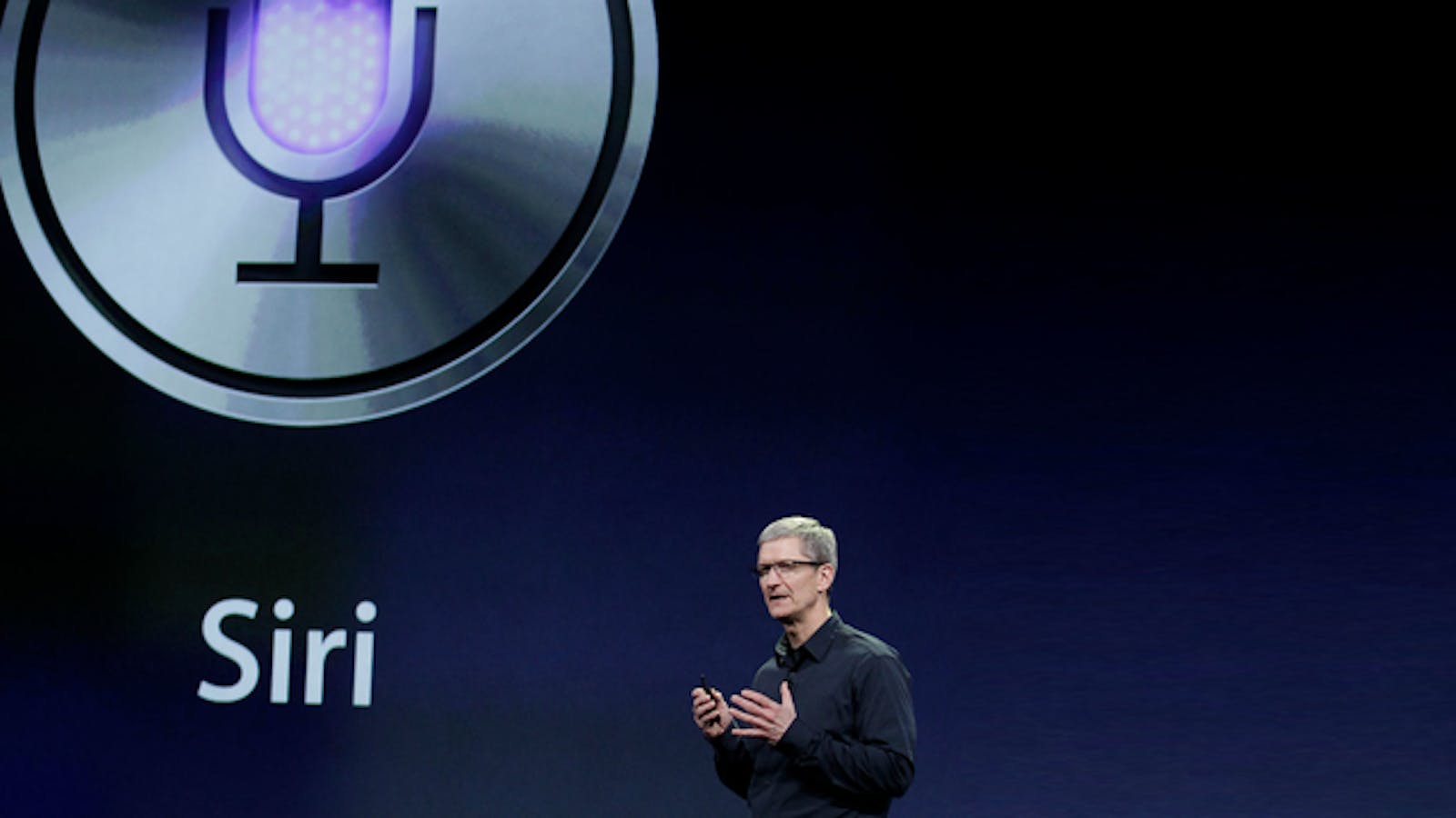 Apple CEO Tim Cook at an event in 2012. Photo by AP.