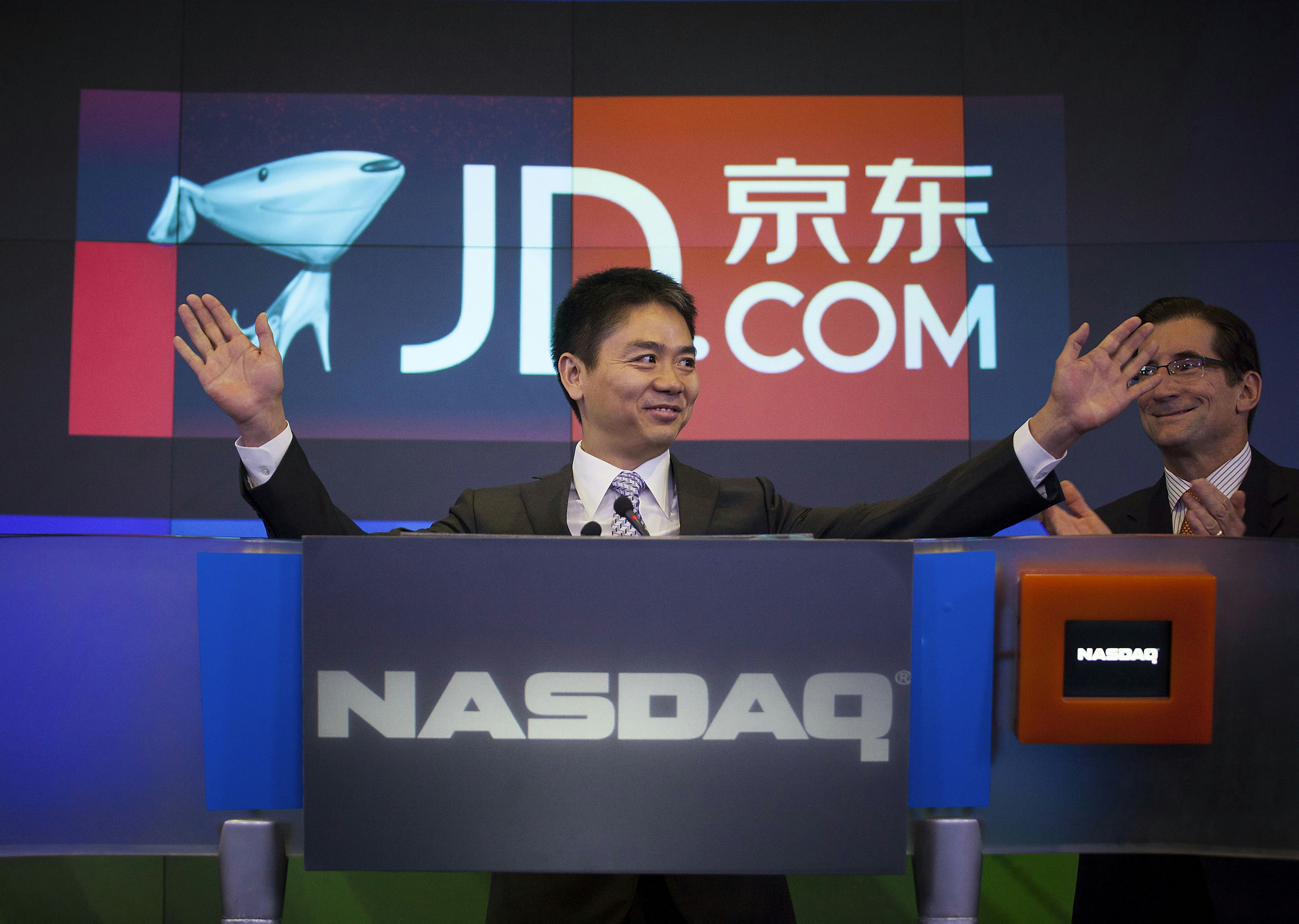 JD.com founder Richard Liu Qiangdong. Photo by Bloomberg.