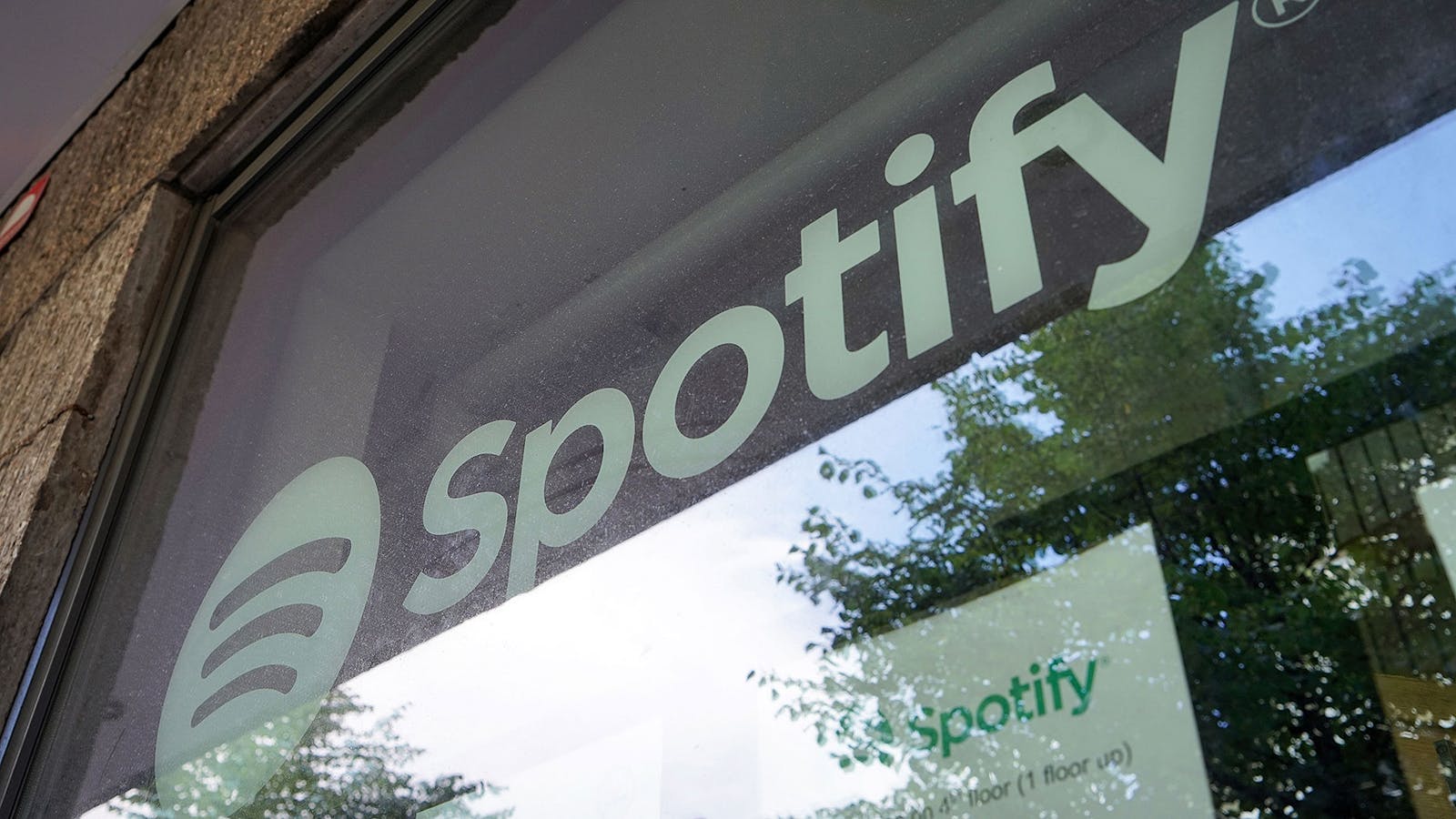 Spotify headquarters in Stockholm. Photo: AP