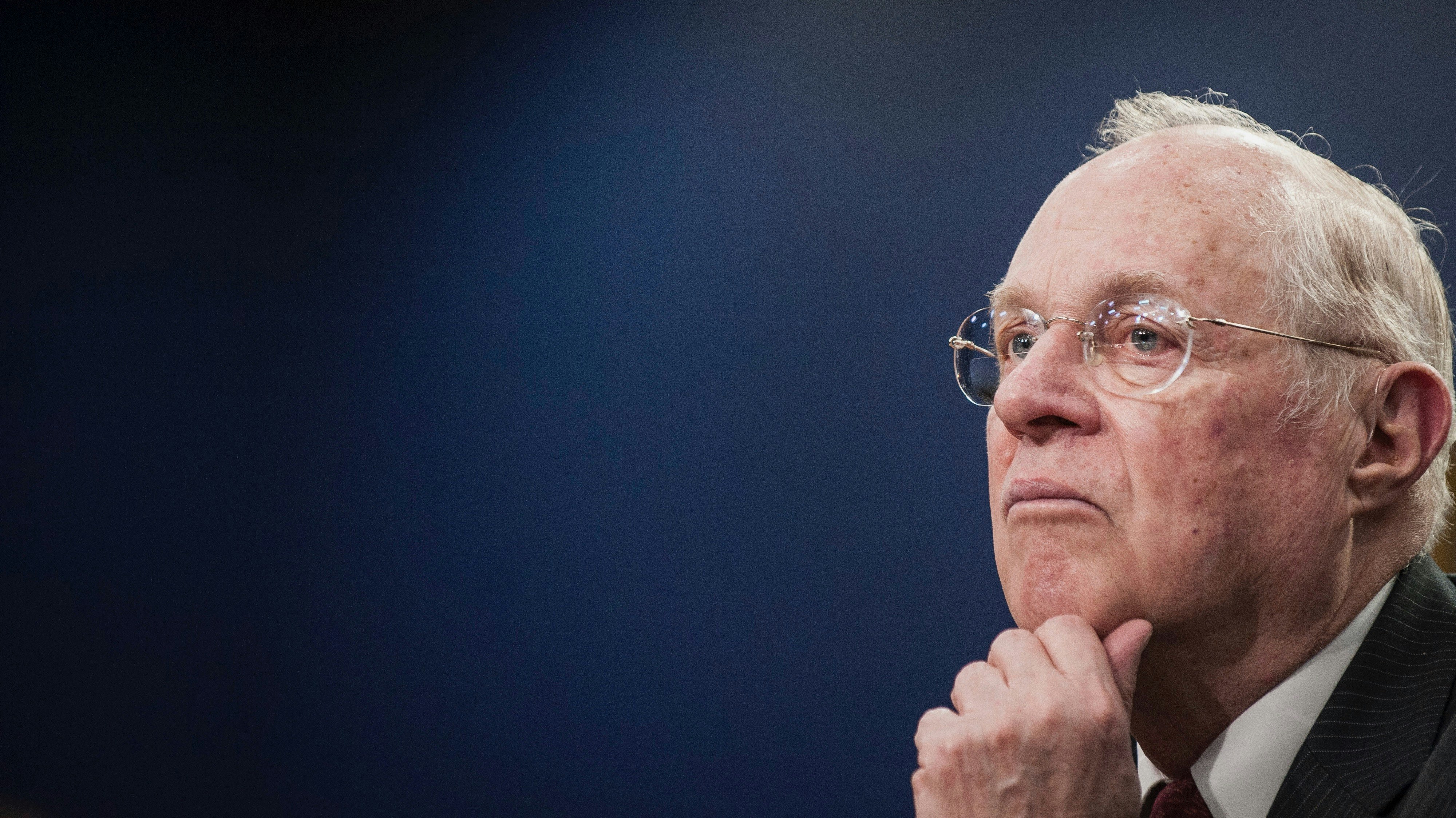 Supreme Court Justice Kennedy. Photo by Bloomberg.
