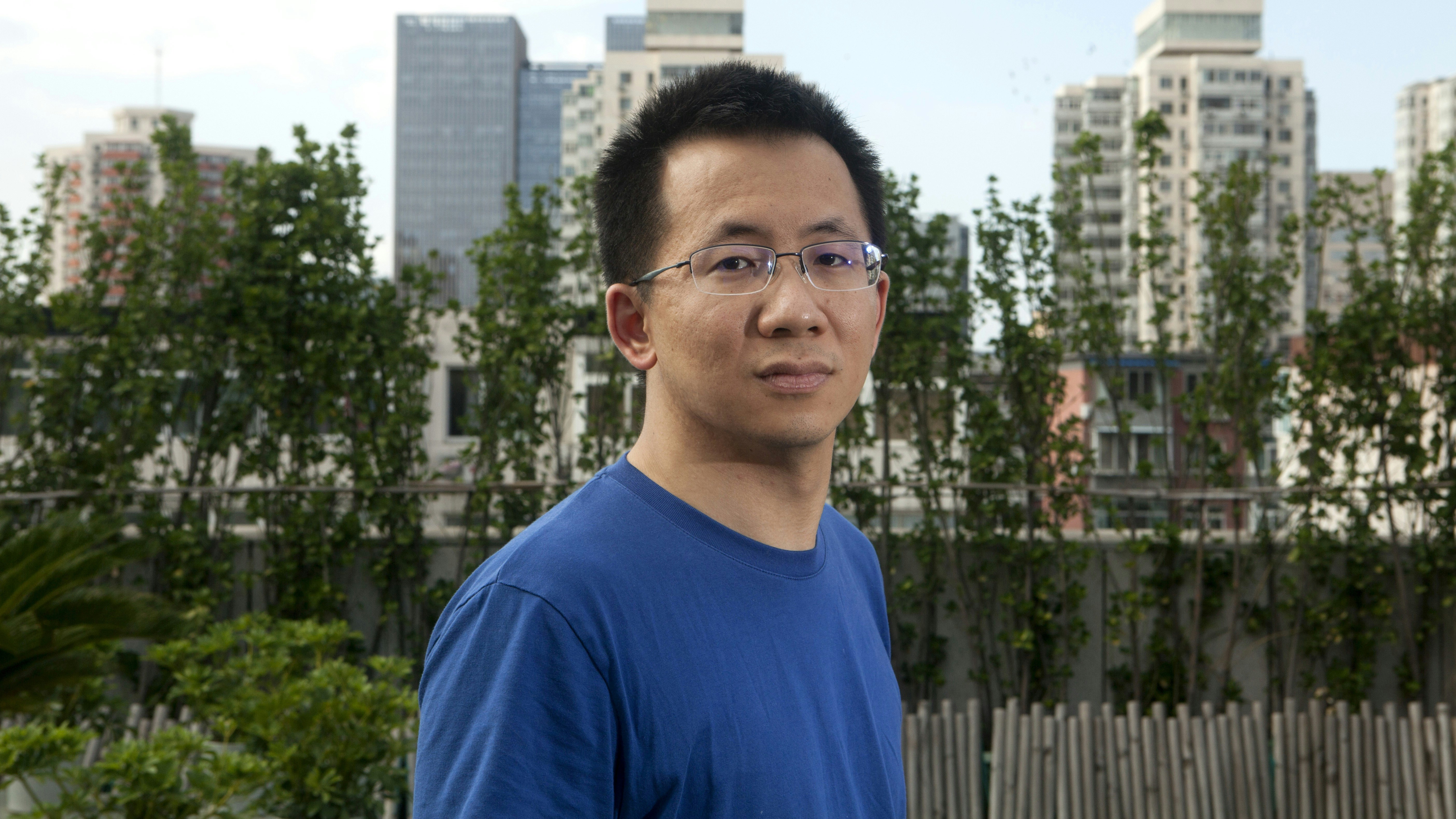 Bytedance CEO  Zhang Yiming. Photo by Bloomberg.
