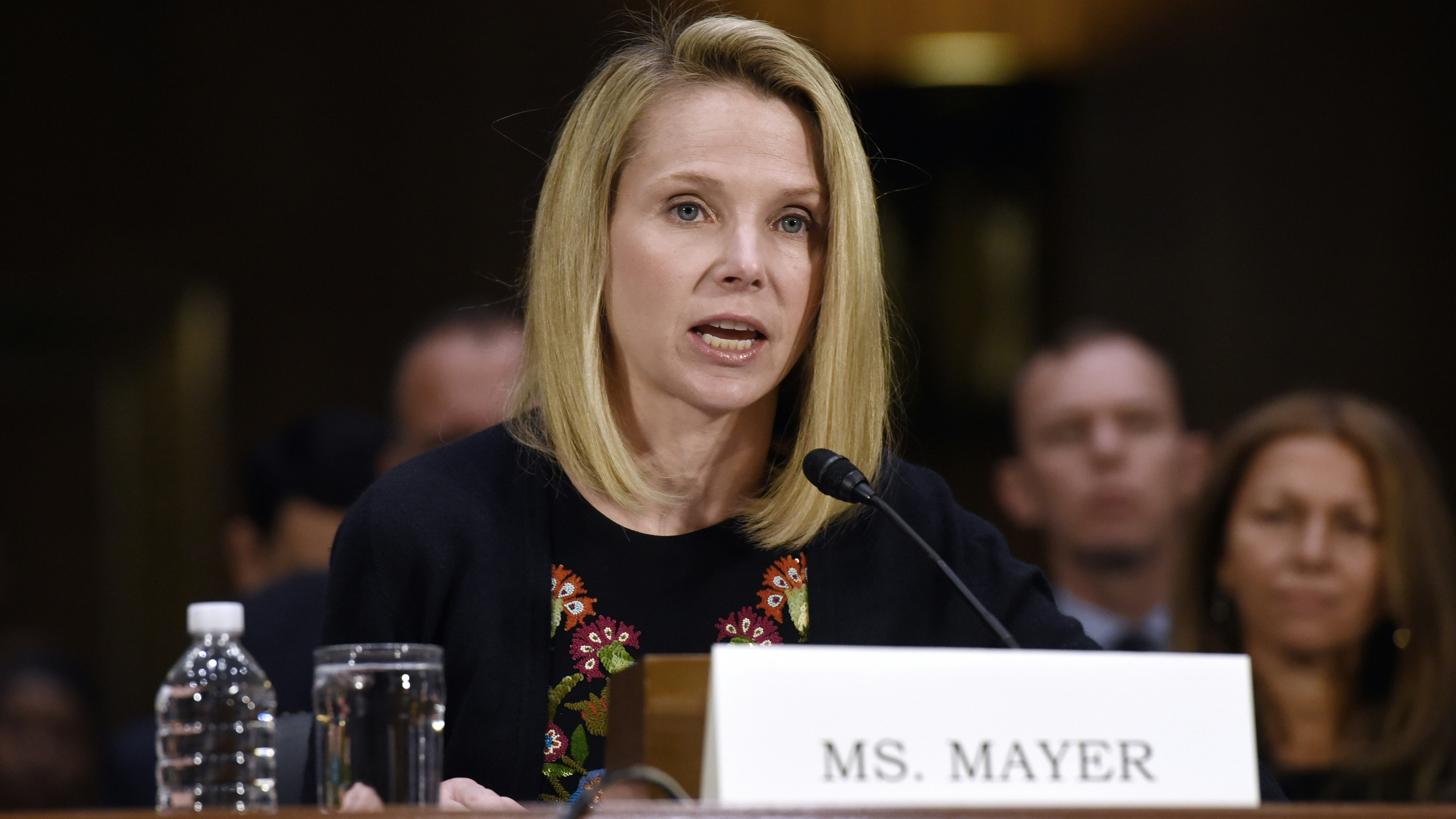 Marissa Mayer. Photo by Bloomberg.