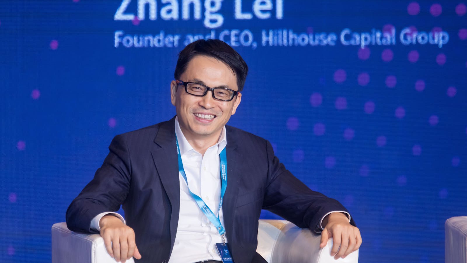 Hillhouse founder Zhang Lei. Photo by Bloomberg.