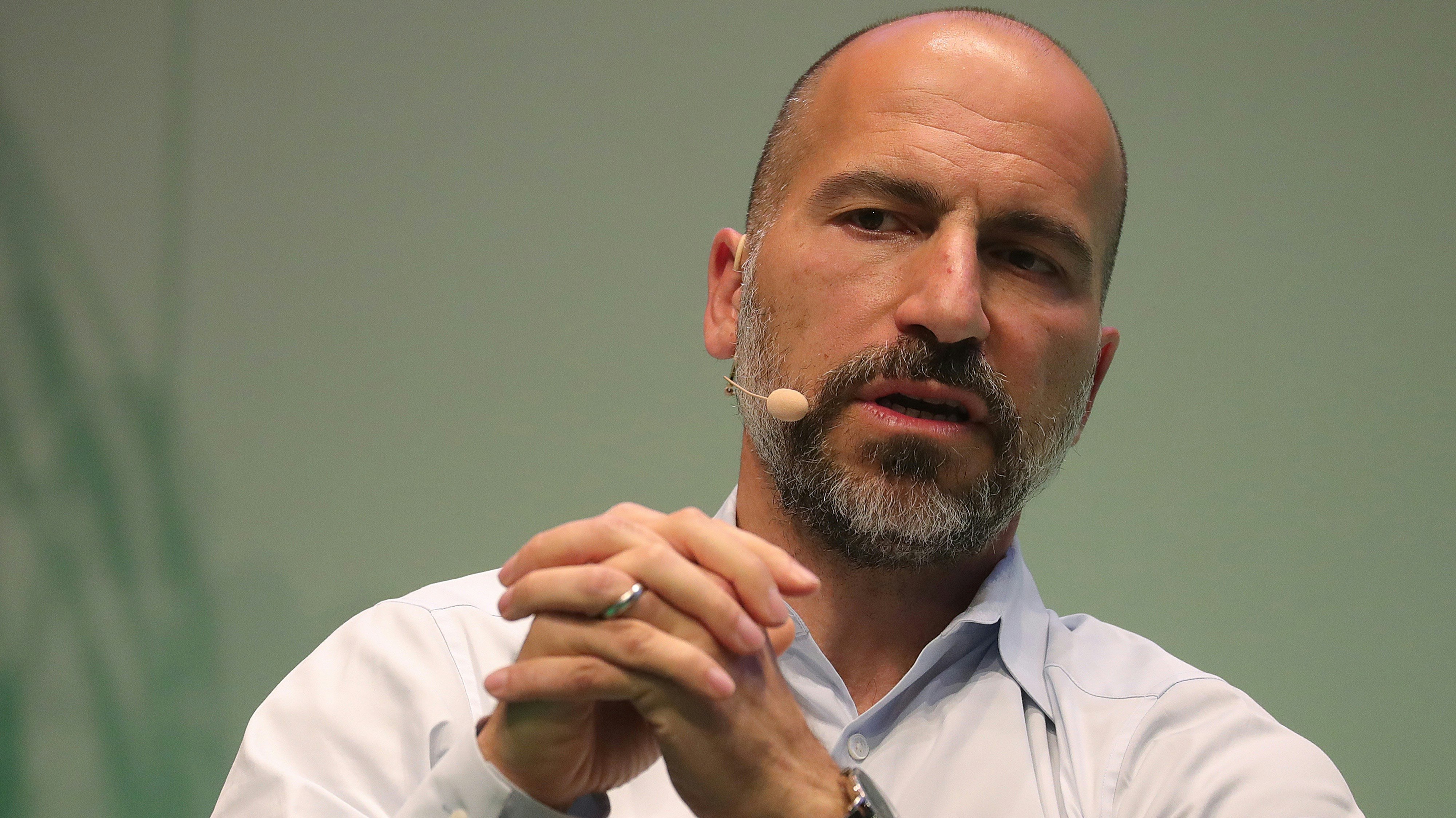 Uber CEO Dara Khosrowshahi. Photo by Bloomberg